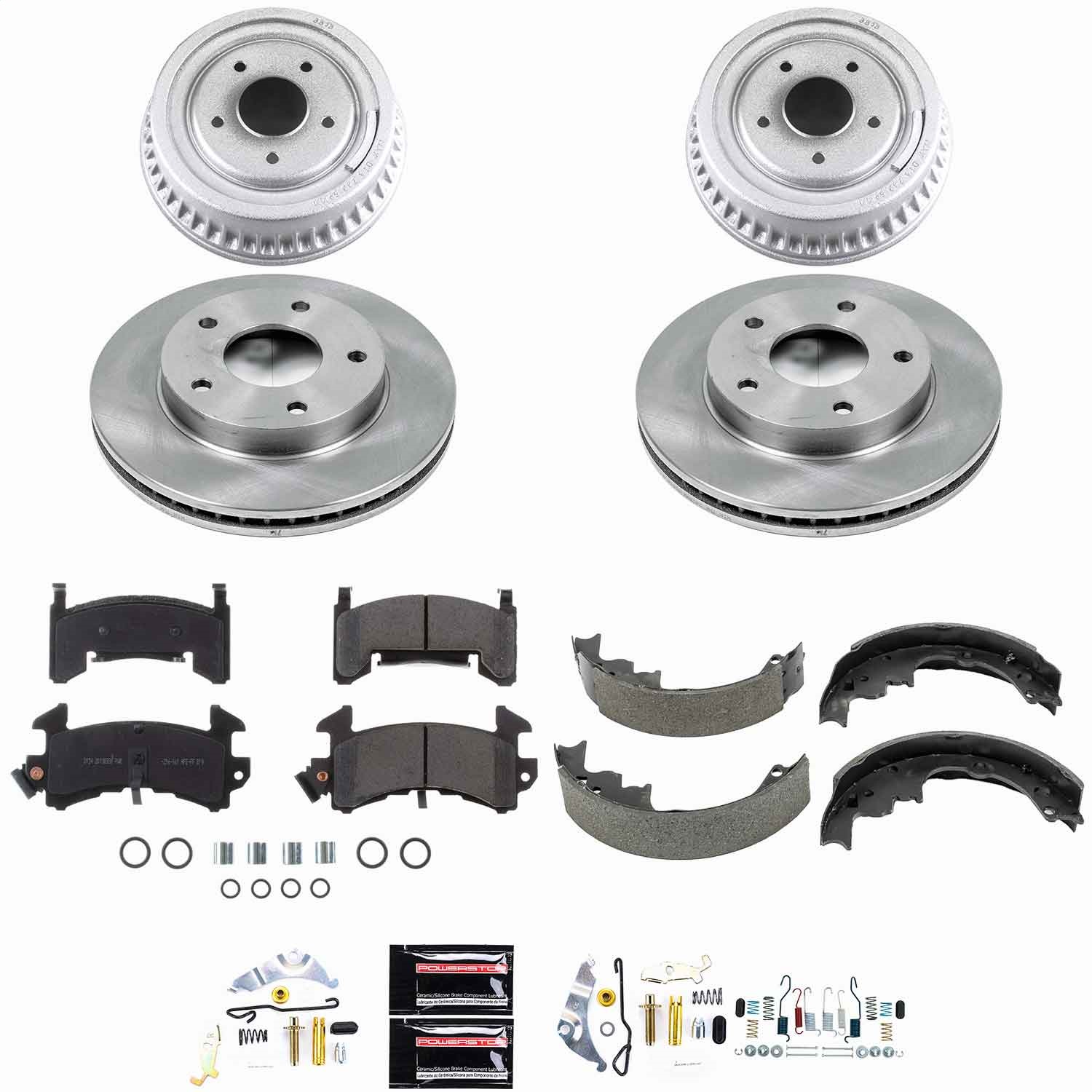 Power Stop - KOE15045DK - Complete Vehicle Disc/Drum Brake Kit
