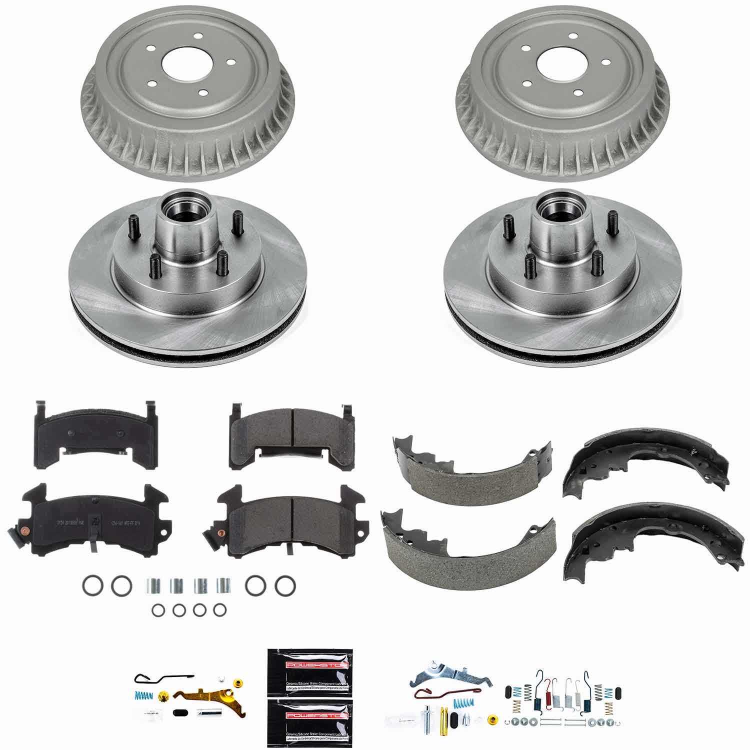 Power Stop - KOE15049DK - Complete Vehicle Disc/Drum Brake Kit