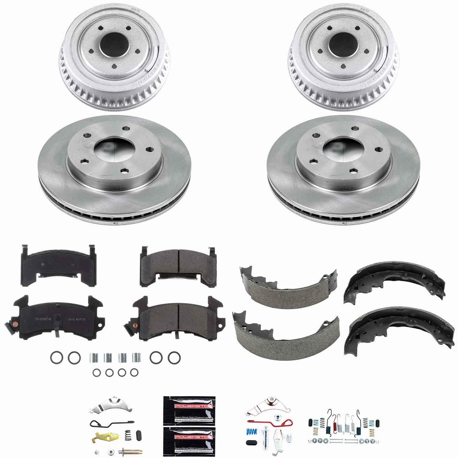 Power Stop - KOE15052DK - Complete Vehicle Disc/Drum Brake Kit