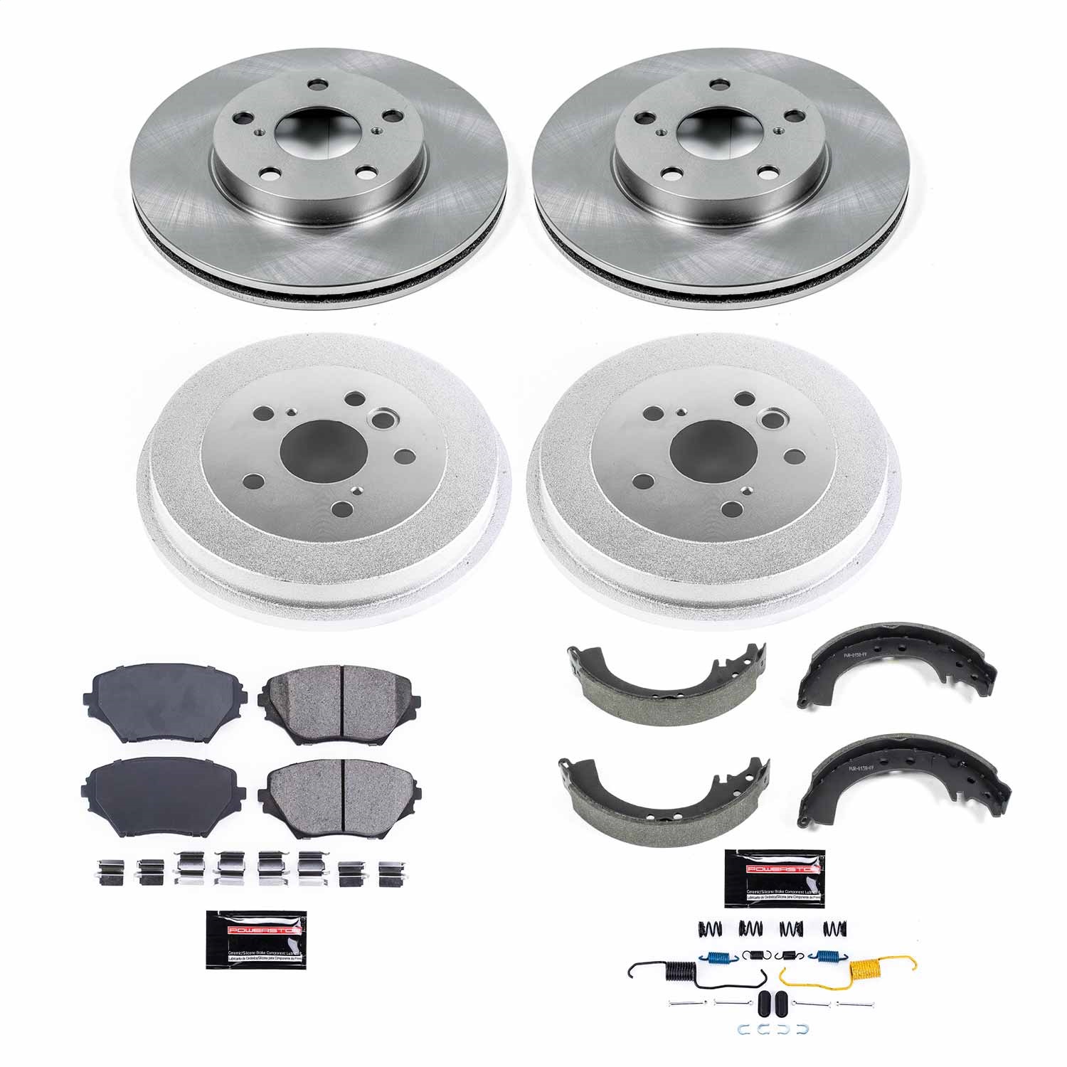 Power Stop - KOE15063DK - Complete Vehicle Disc/Drum Brake Kit