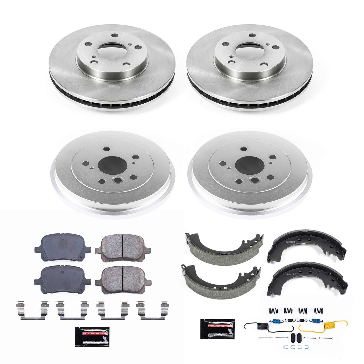 Power Stop - KOE15065DK - Complete Vehicle Disc/Drum Brake Kit