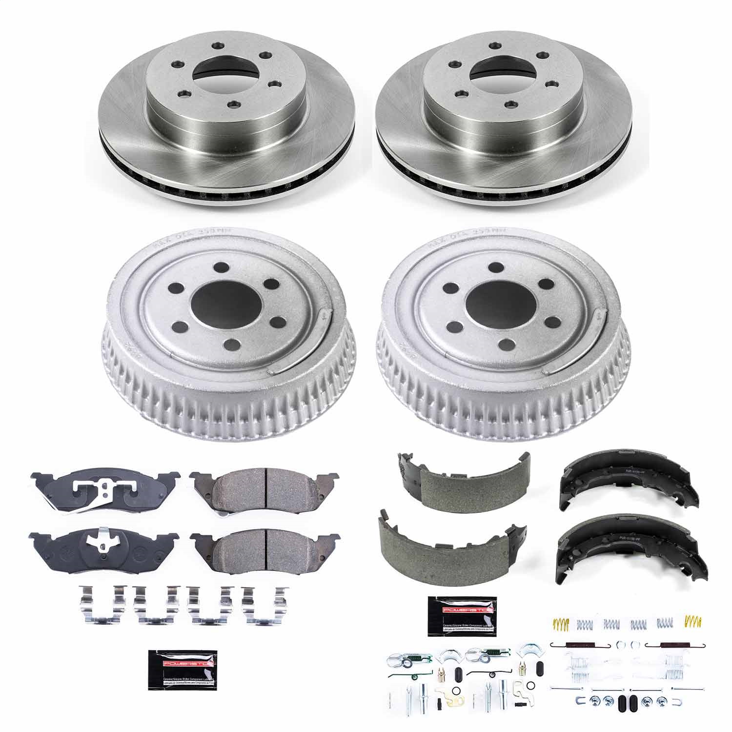 Power Stop - KOE15070DK - Complete Vehicle Disc/Drum Brake Kit
