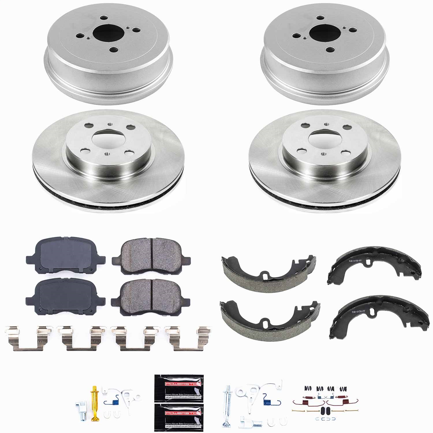 Power Stop - KOE15078DK - Complete Vehicle Disc/Drum Brake Kit