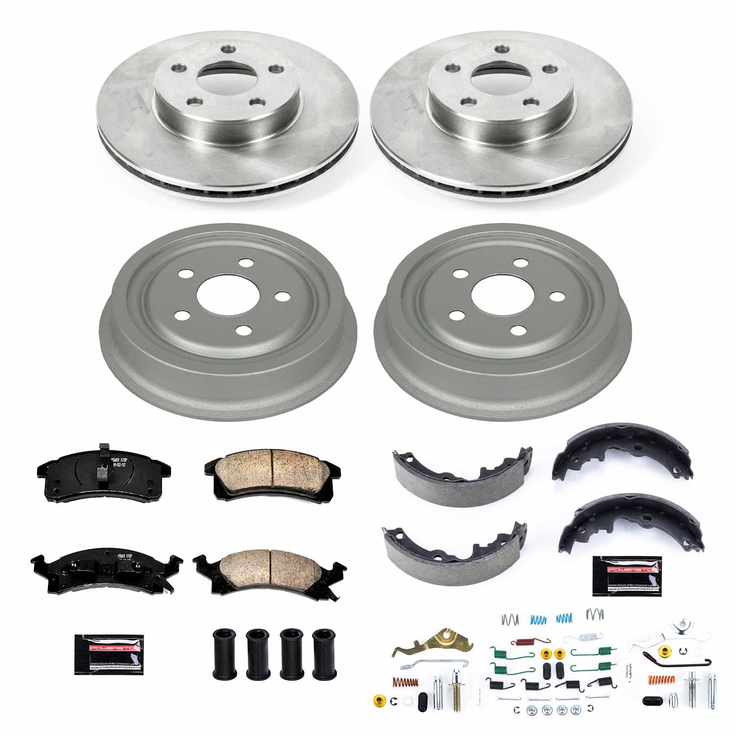 Power Stop - KOE15083DK - Complete Vehicle Disc/Drum Brake Kit