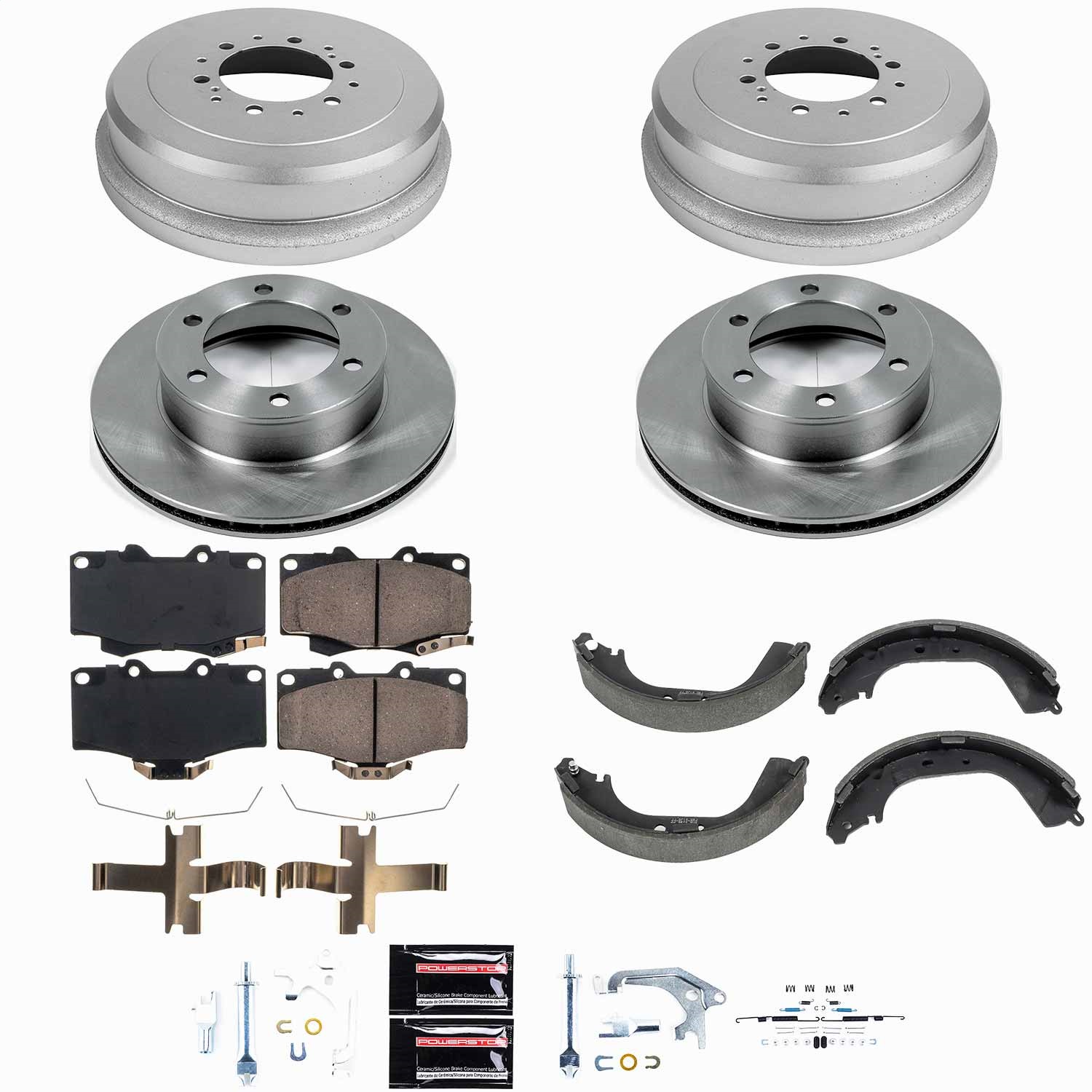 Power Stop - KOE15097DK - Complete Vehicle Disc/Drum Brake Kit