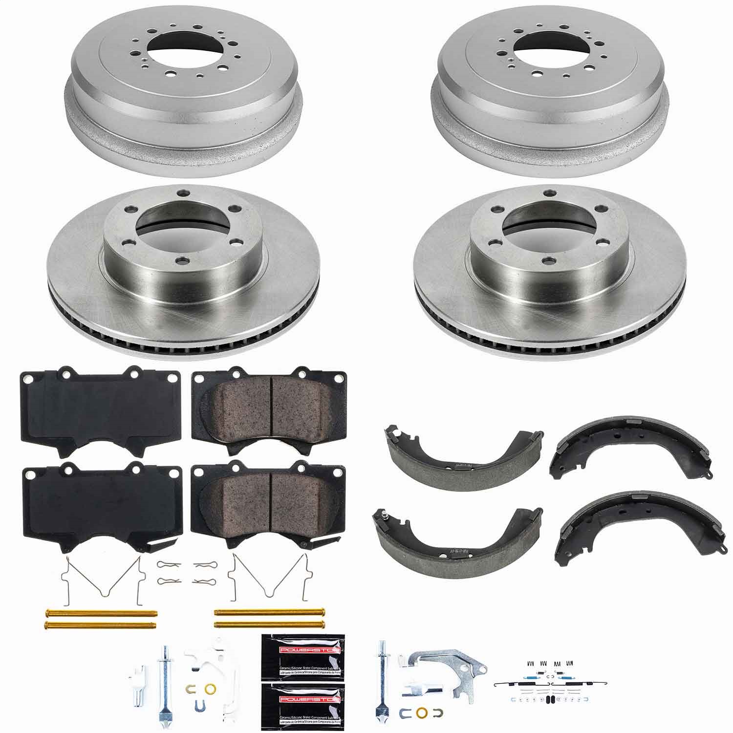 Power Stop - KOE15098DK - Complete Vehicle Disc/Drum Brake Kit