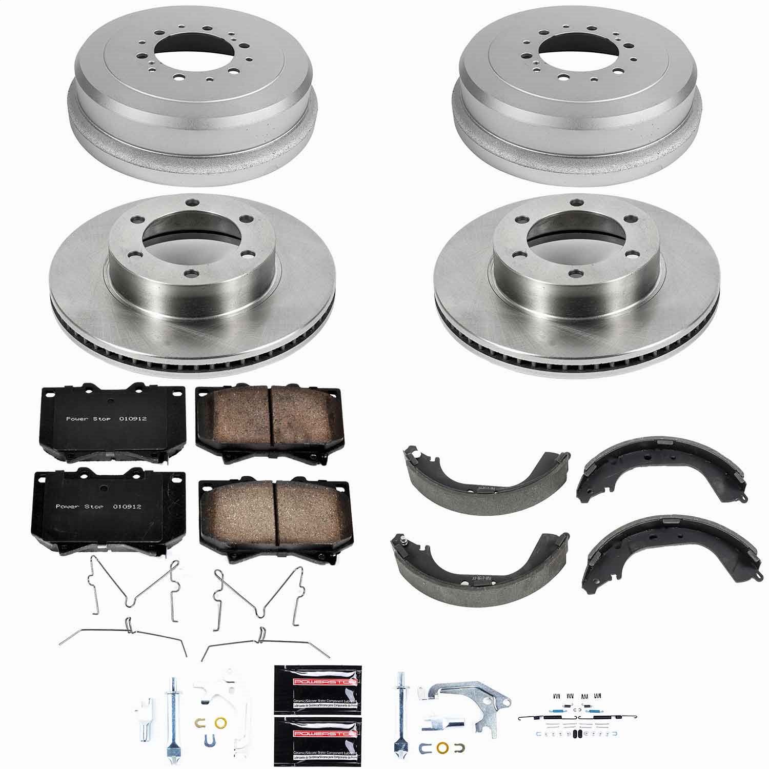 Power Stop - KOE15099DK - Complete Vehicle Disc/Drum Brake Kit