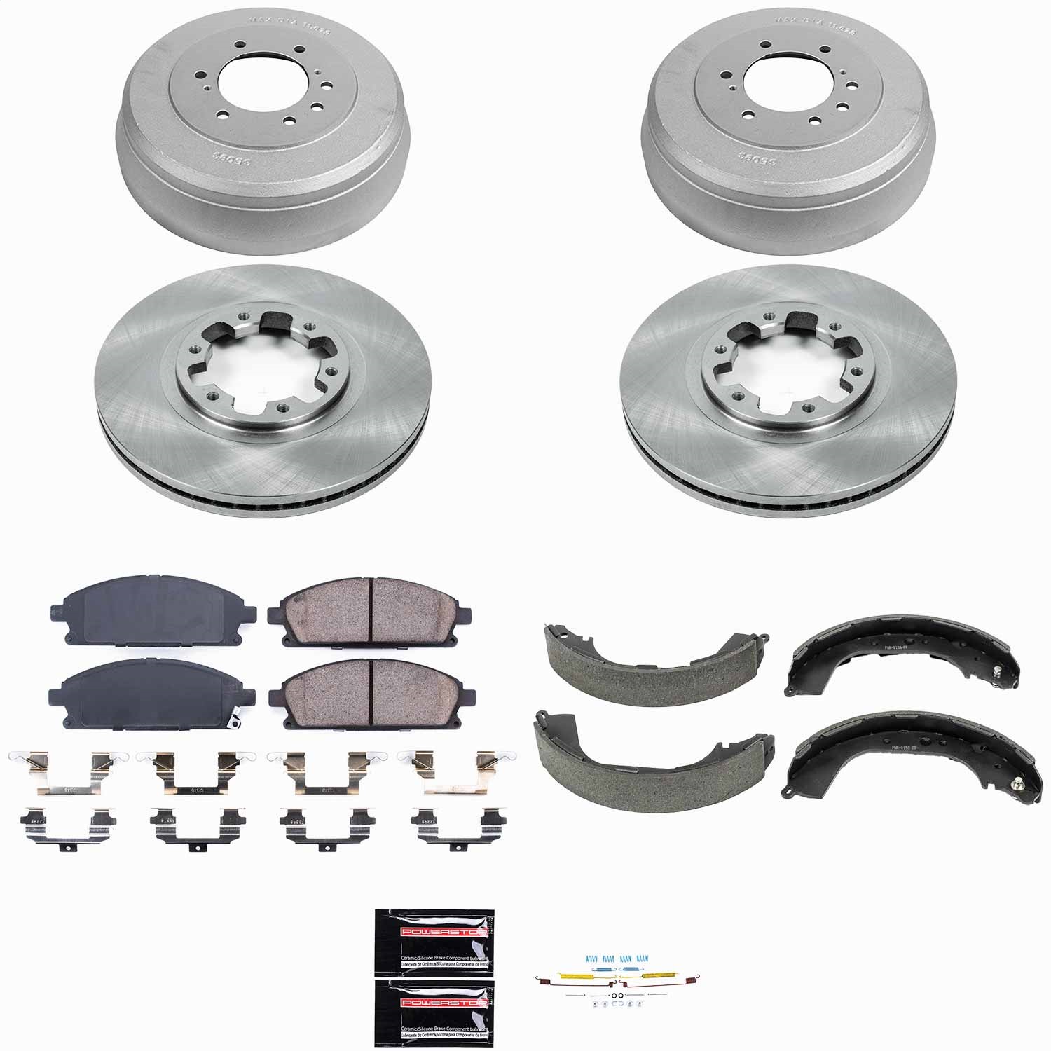 Power Stop - KOE15115DK - Complete Vehicle Disc/Drum Brake Kit