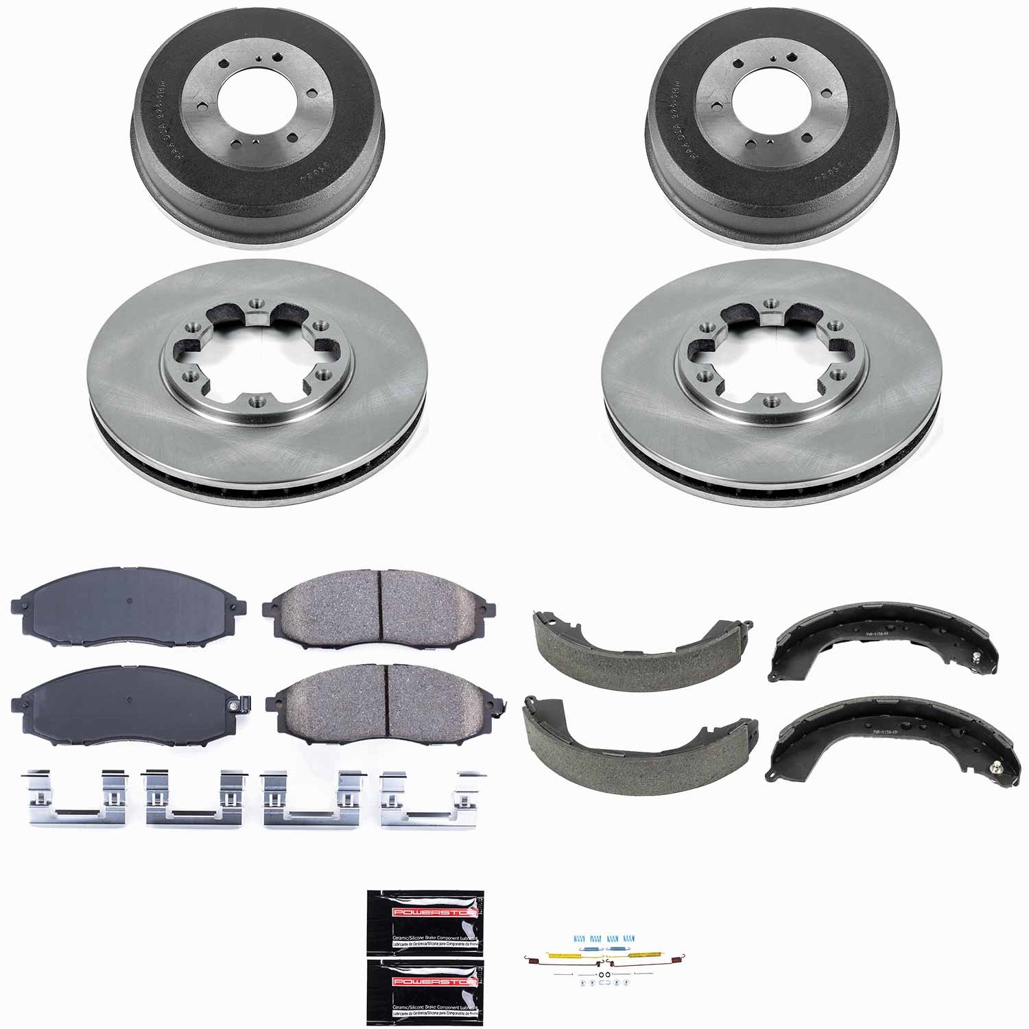Power Stop - KOE15118DK - Complete Vehicle Disc/Drum Brake Kit