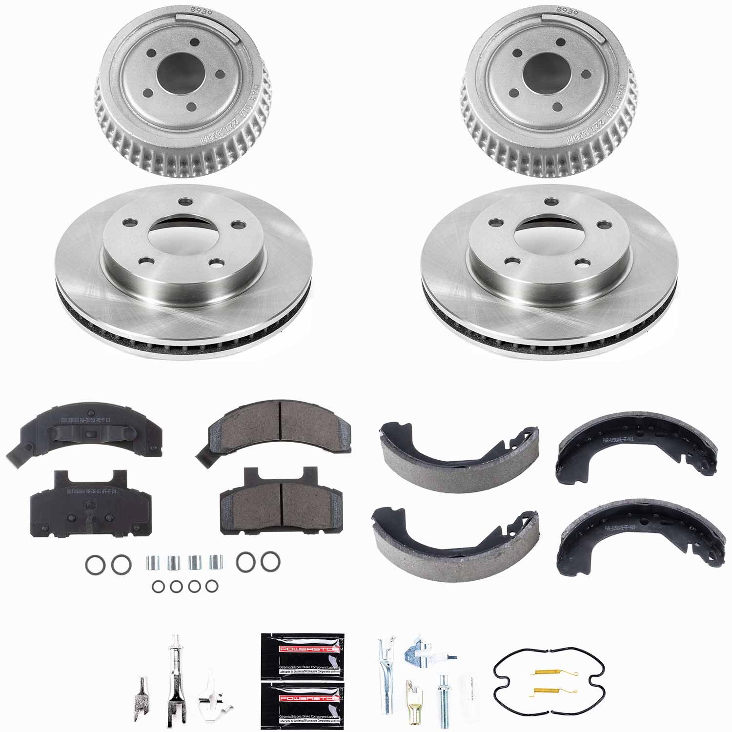 Power Stop - KOE15119DK - Complete Vehicle Disc/Drum Brake Kit