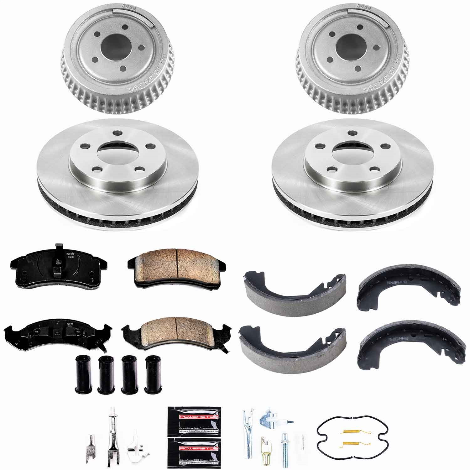 Power Stop - KOE15122DK - Complete Vehicle Disc/Drum Brake Kit