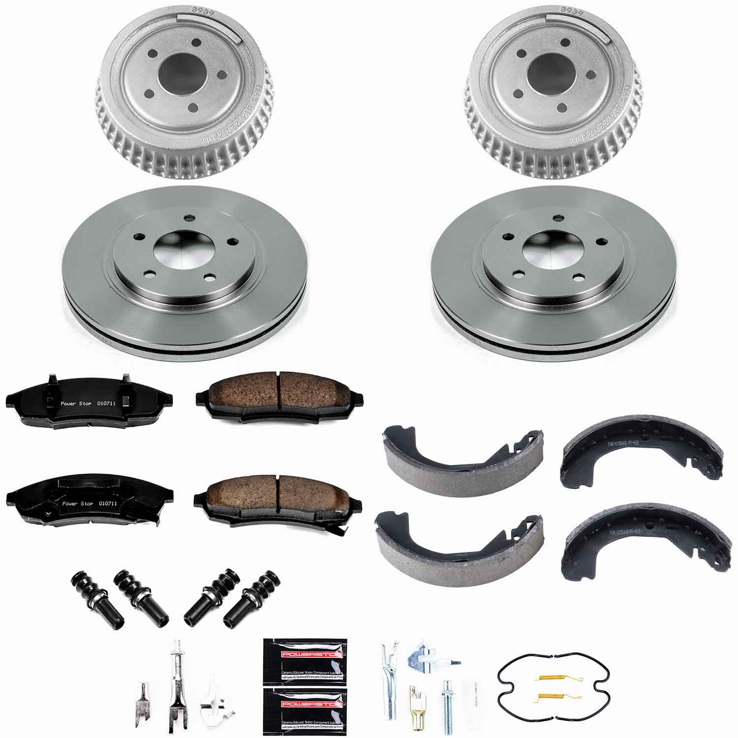 Power Stop - KOE15125DK - Complete Vehicle Disc/Drum Brake Kit