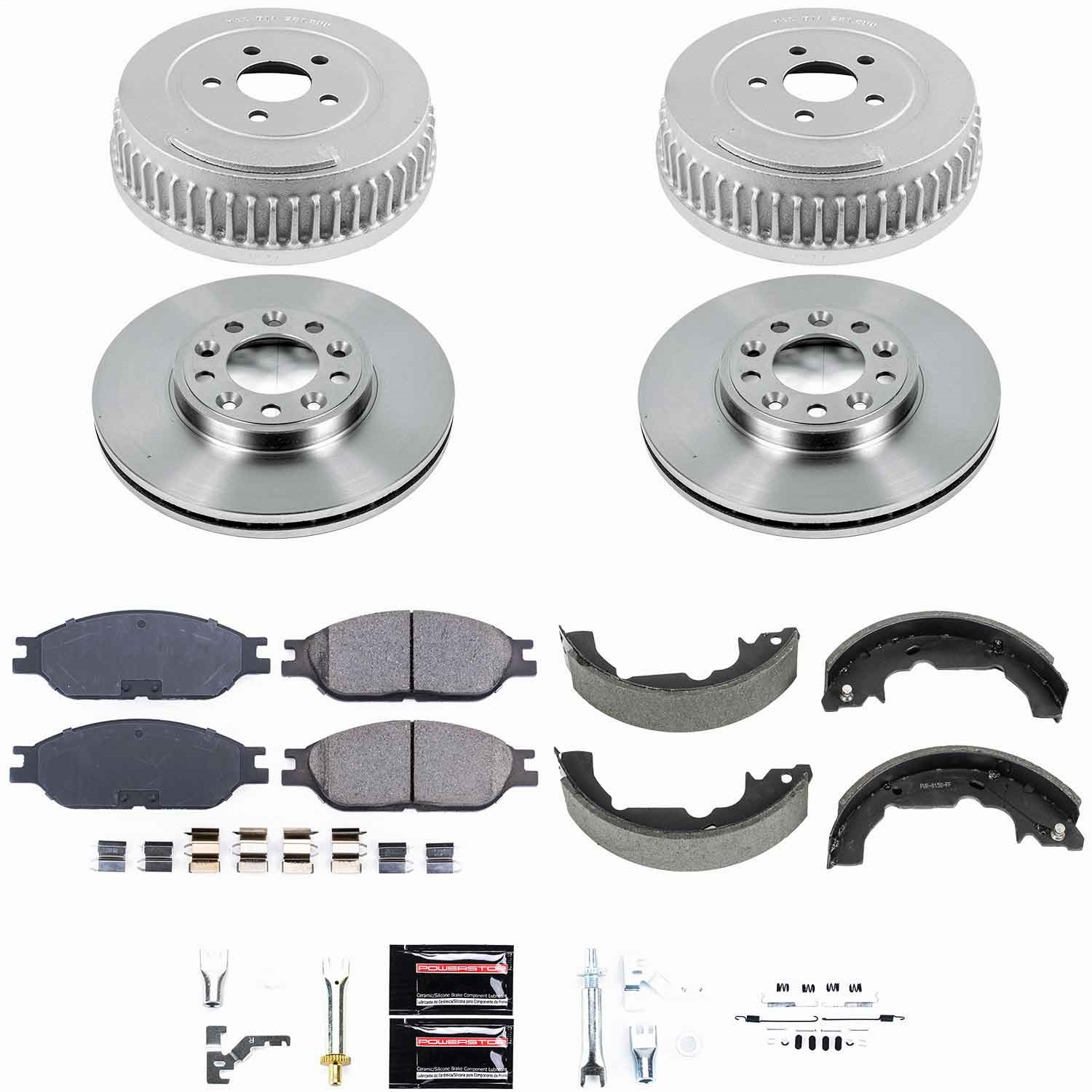 Power Stop - KOE15130DK - Complete Vehicle Disc/Drum Brake Kit