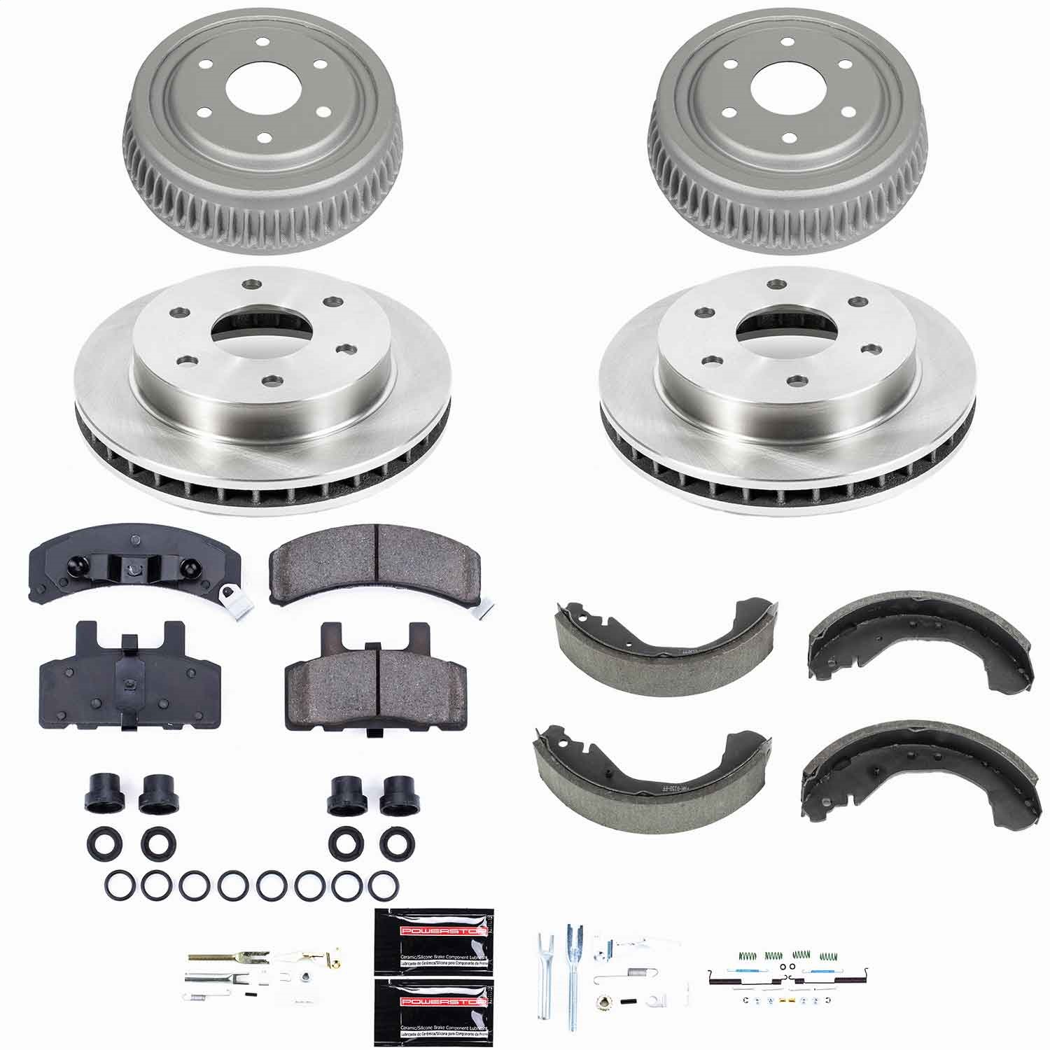 Power Stop - KOE15136DK - Complete Vehicle Disc/Drum Brake Kit