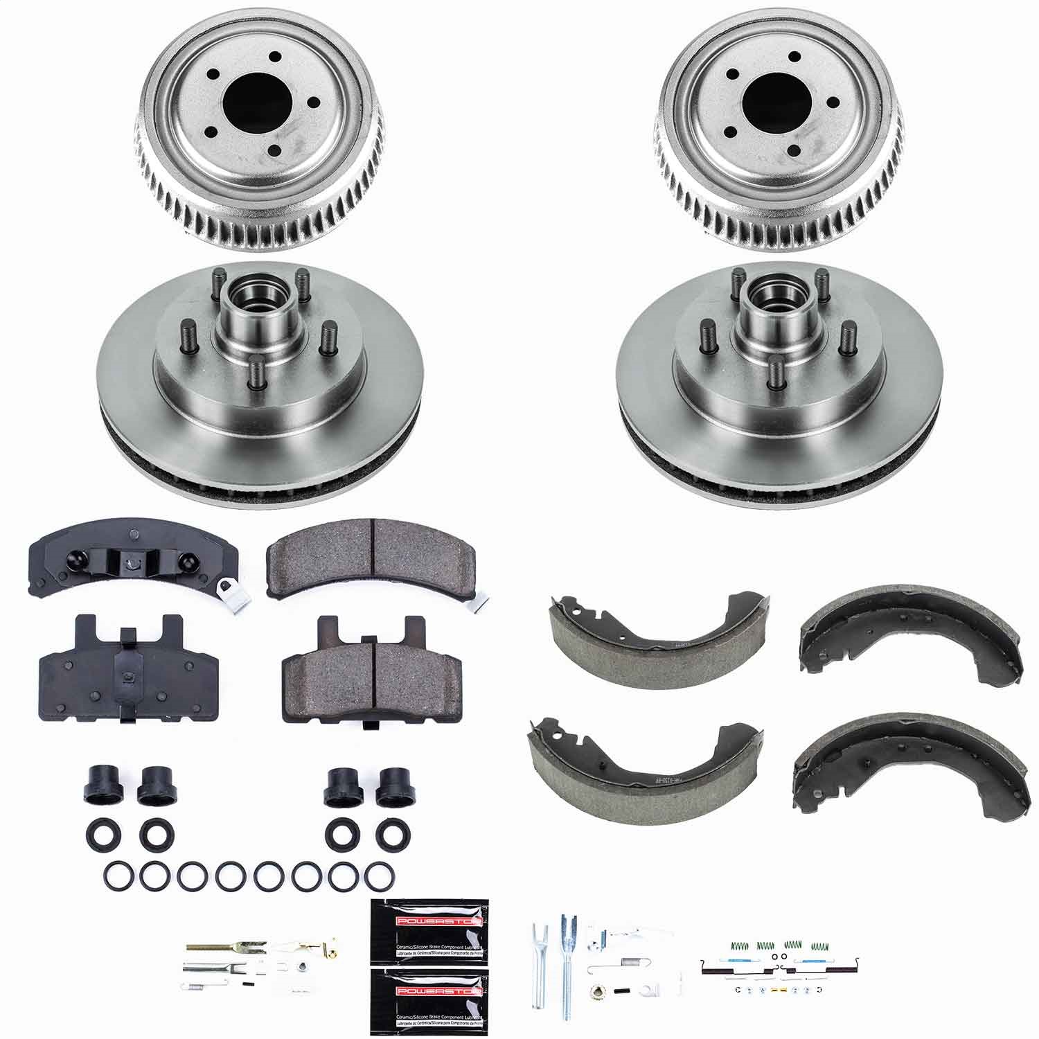 Power Stop - KOE15138DK - Complete Vehicle Disc/Drum Brake Kit