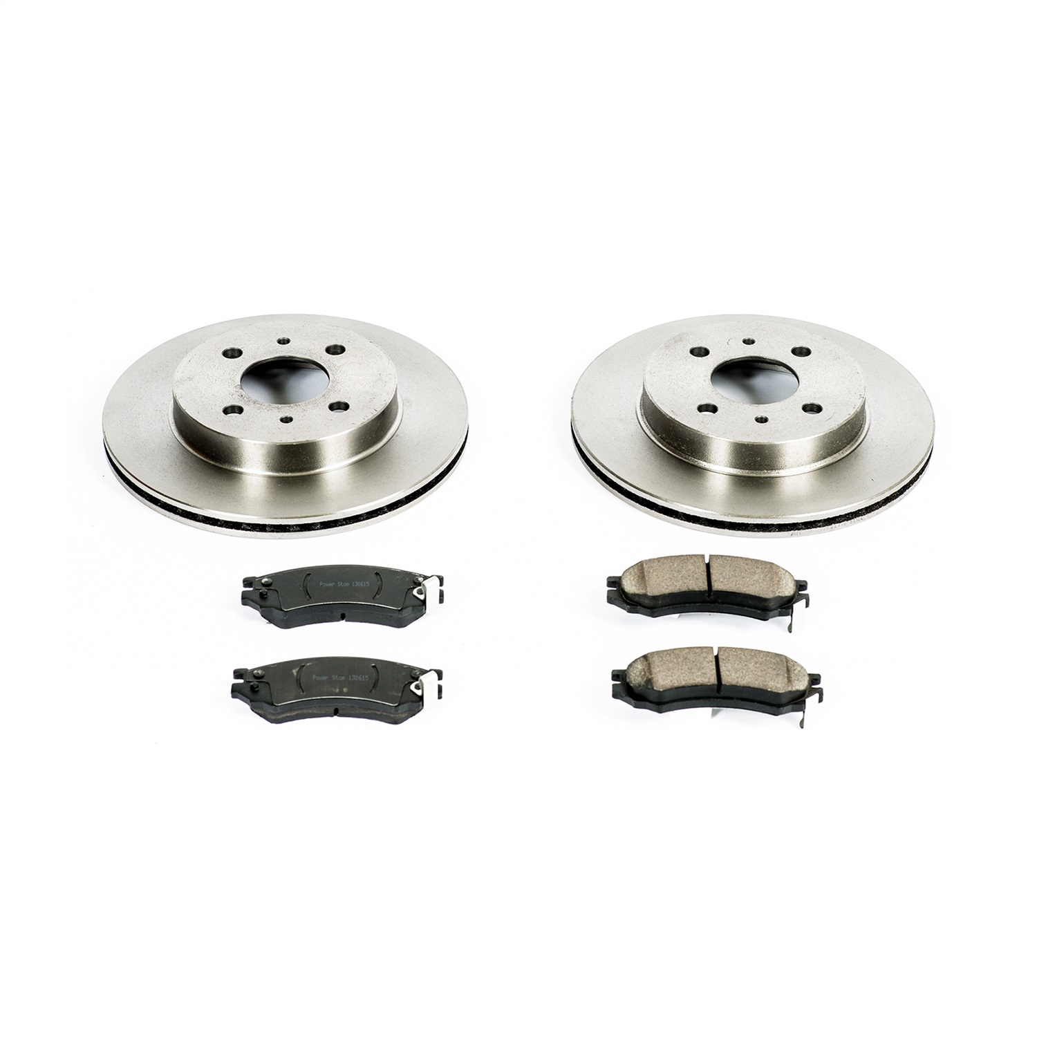 Power Stop - KOE1515 - Front - Disc Brake Pad and Rotor Kit