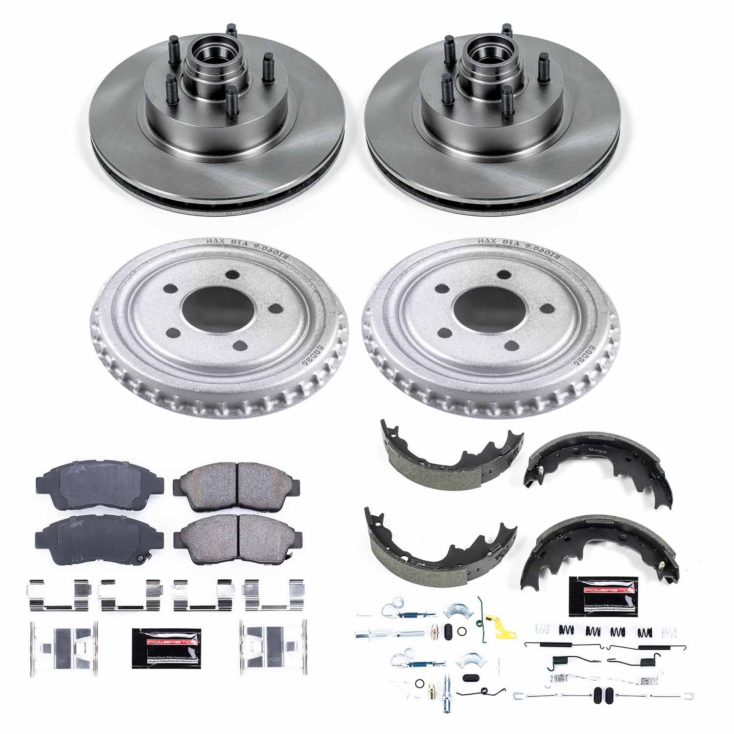 Power Stop - KOE15151DK - Complete Vehicle Disc/Drum Brake Kit