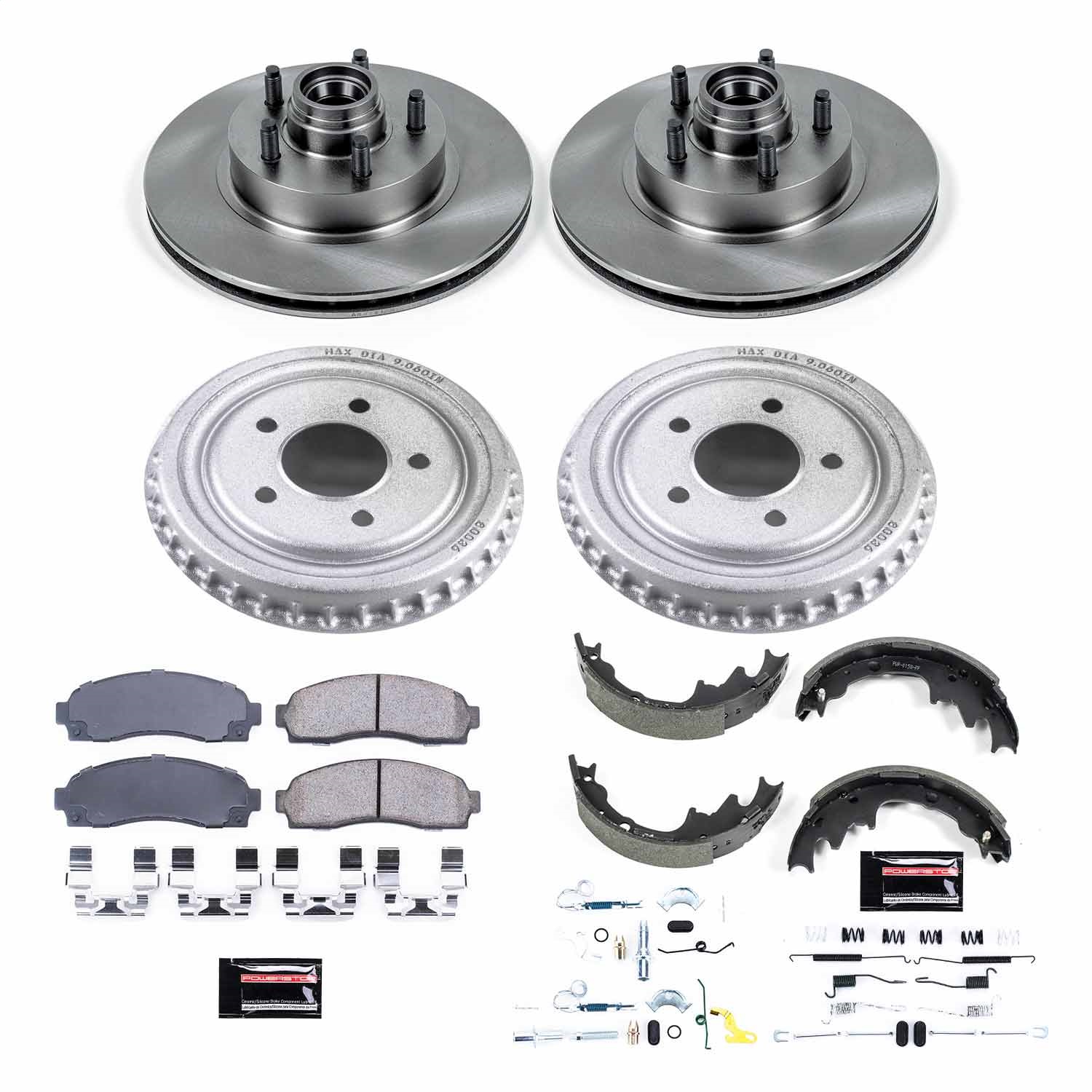 Power Stop - KOE15154DK - Complete Vehicle Disc/Drum Brake Kit