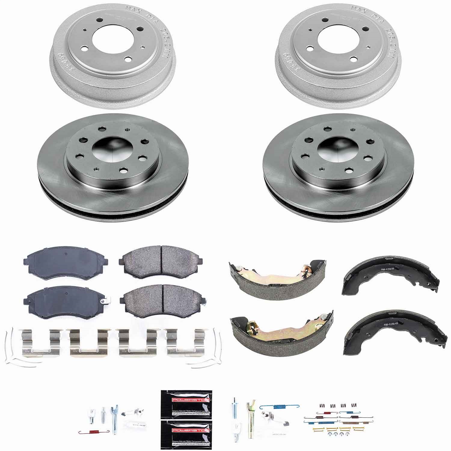 Power Stop - KOE15157DK - Complete Vehicle Disc/Drum Brake Kit