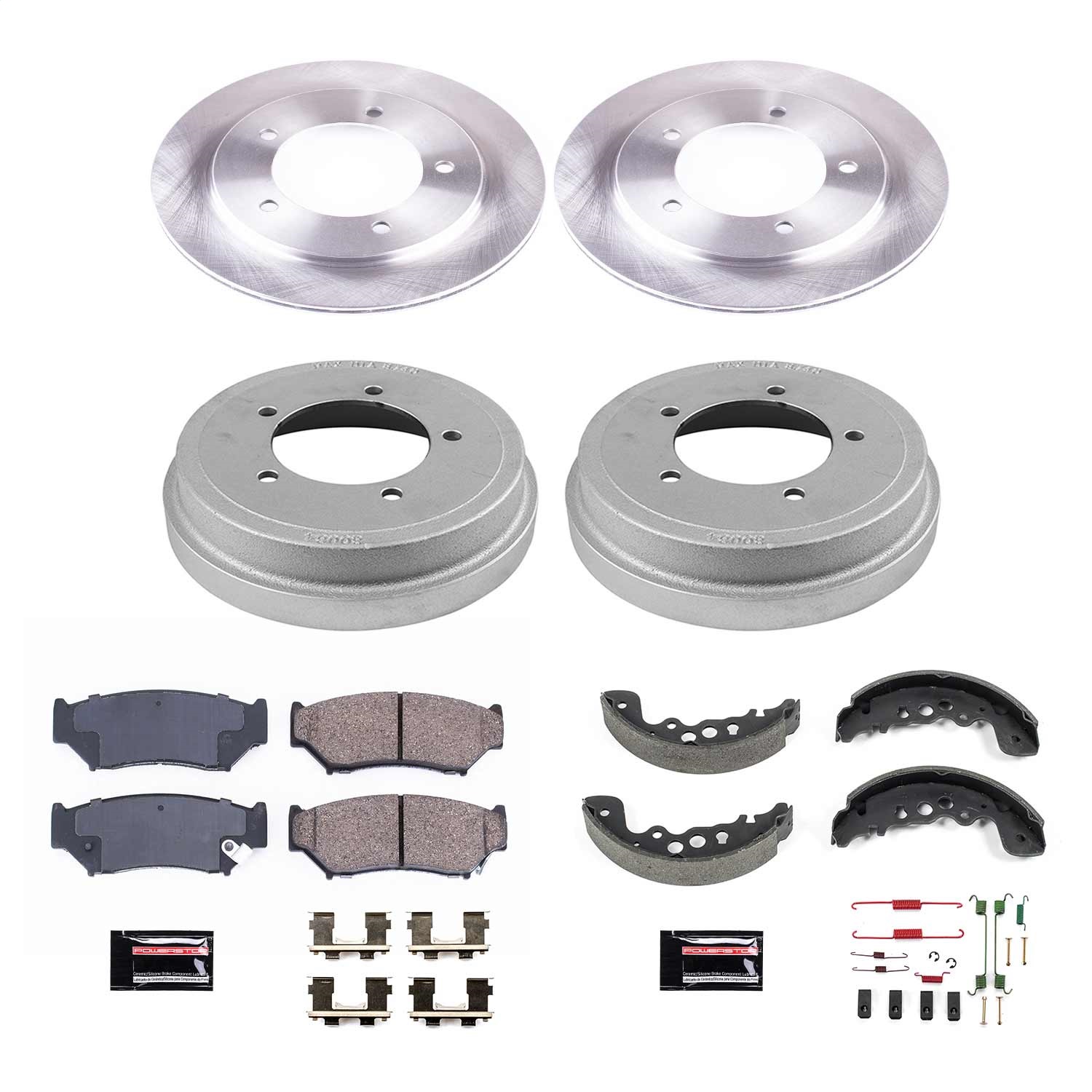 Power Stop - KOE15184DK - Complete Vehicle Disc/Drum Brake Kit