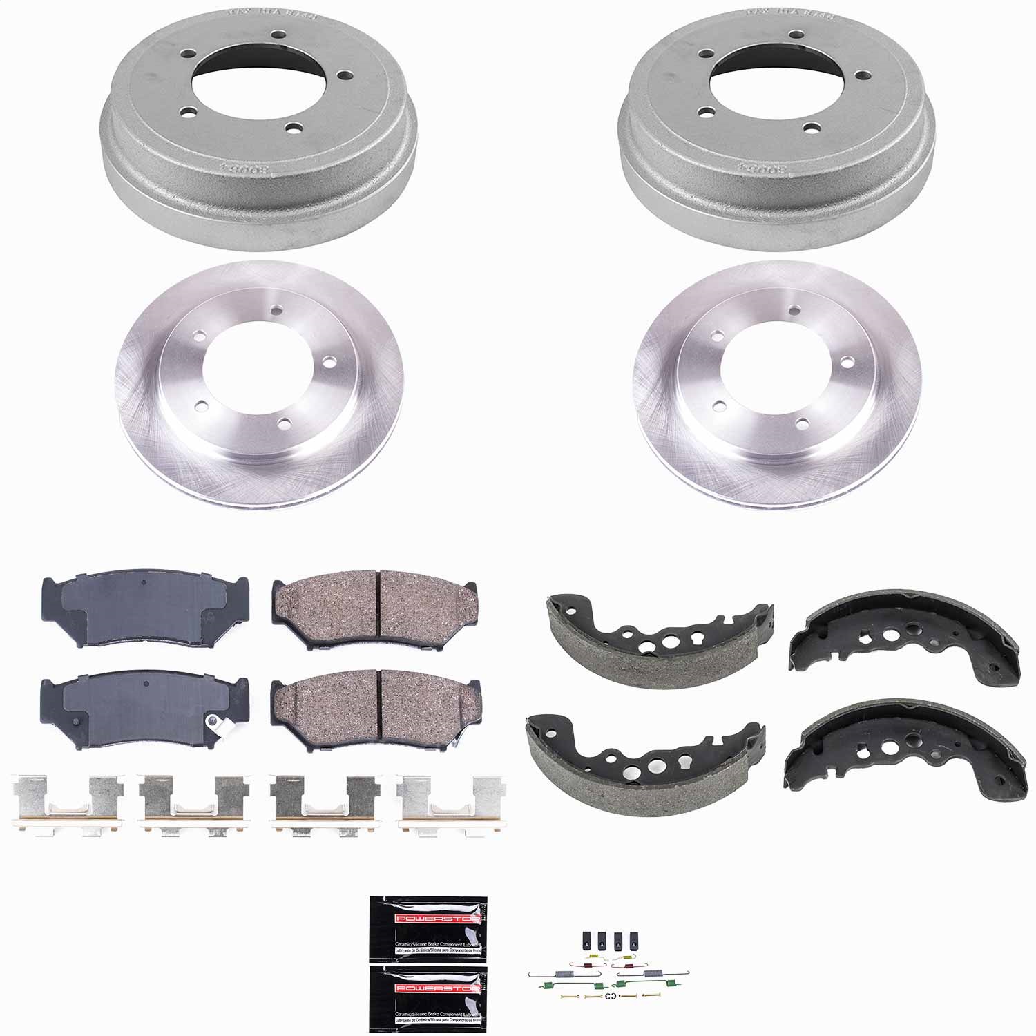 Power Stop - KOE15186DK - Complete Vehicle Disc/Drum Brake Kit