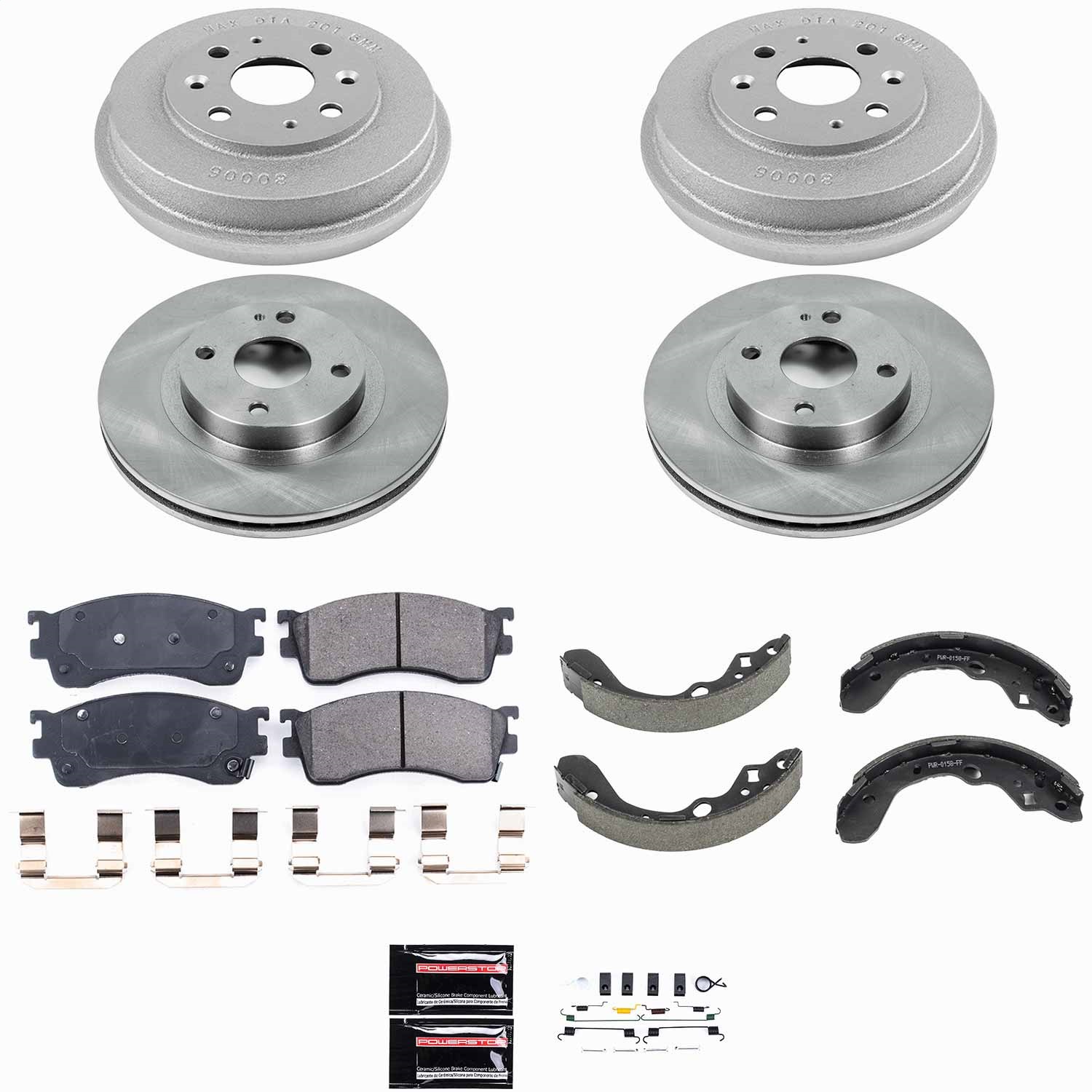 Power Stop - KOE15189DK - Complete Vehicle Disc/Drum Brake Kit