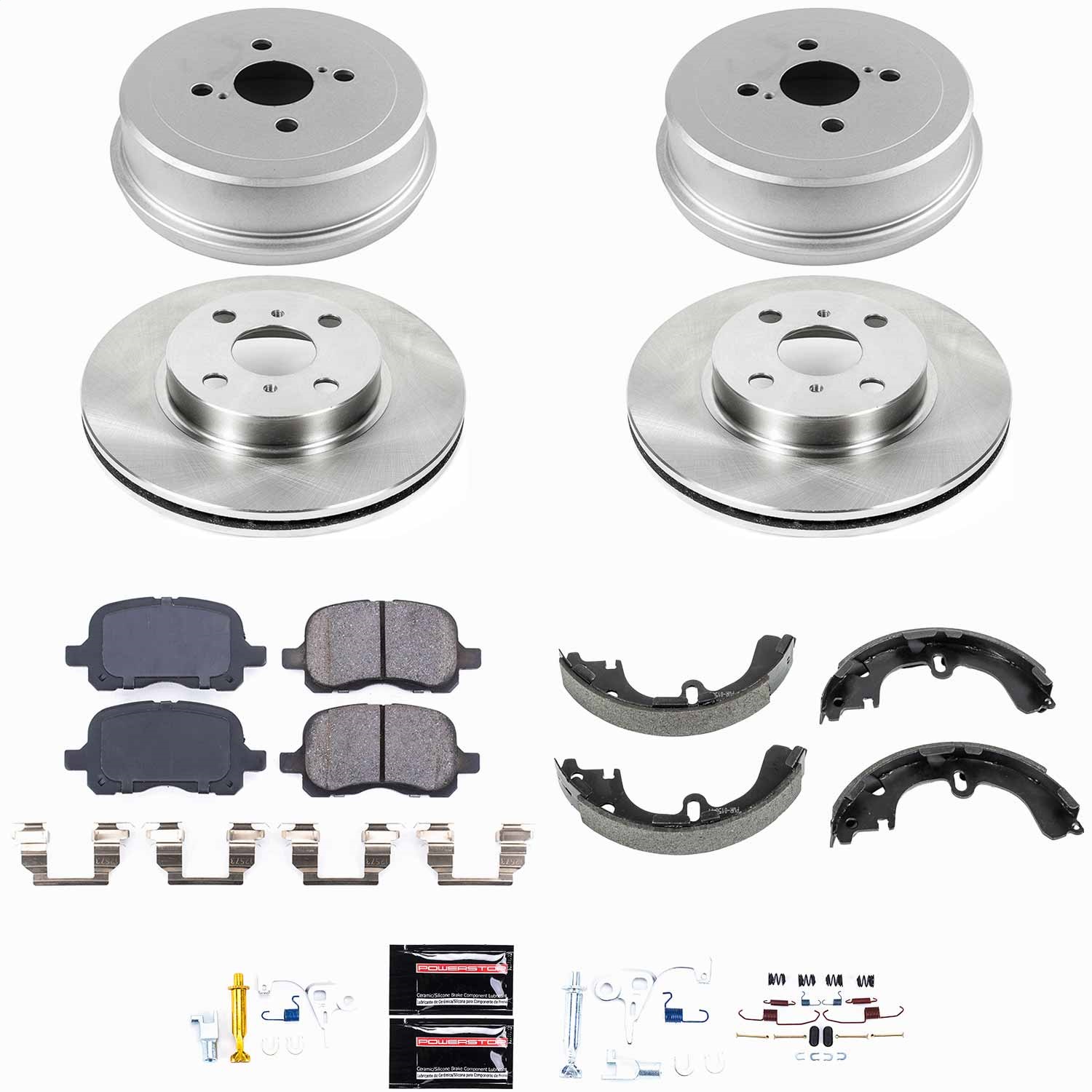 Power Stop - KOE15197DK - Complete Vehicle Disc/Drum Brake Kit