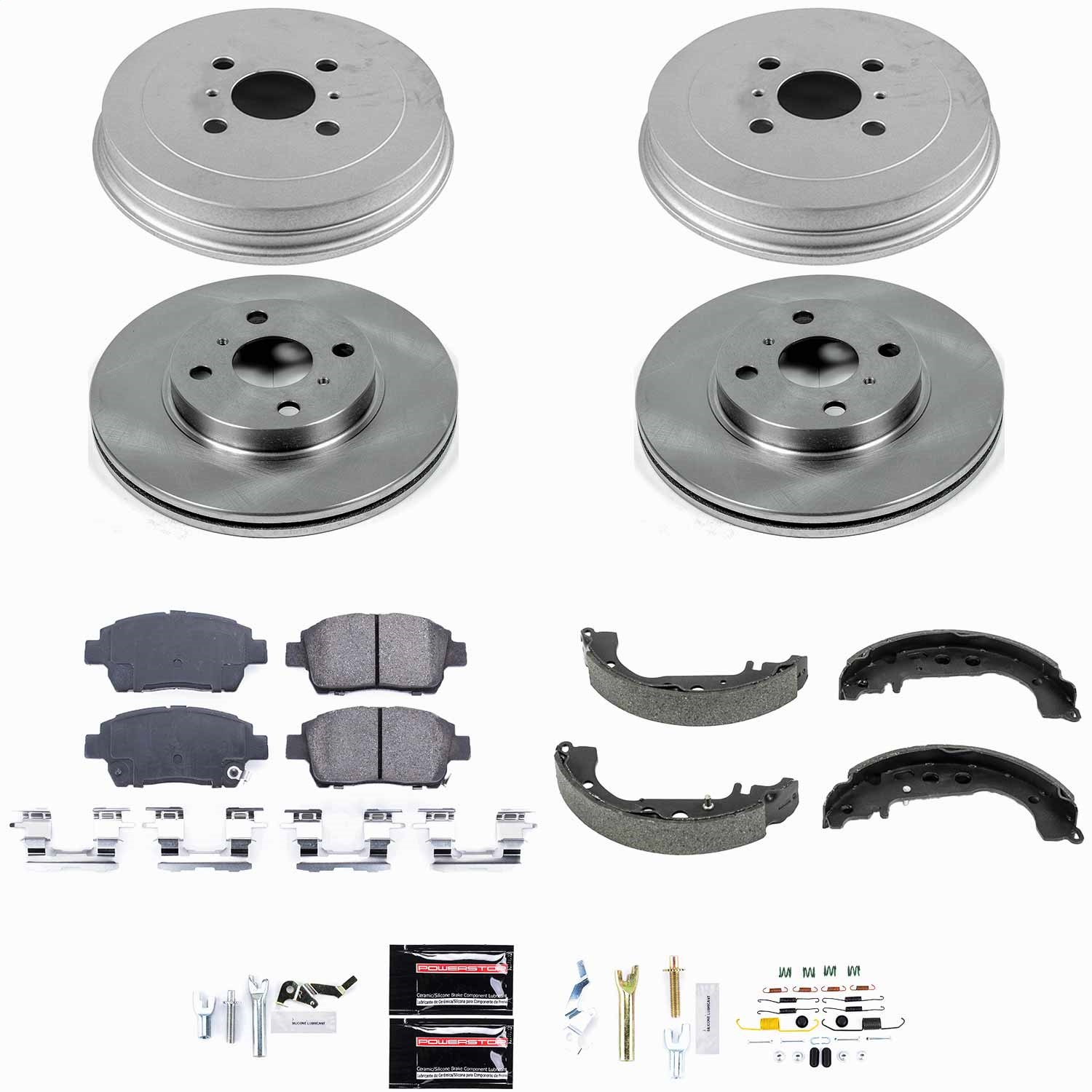 Power Stop - KOE15199DK - Complete Vehicle Disc/Drum Brake Kit