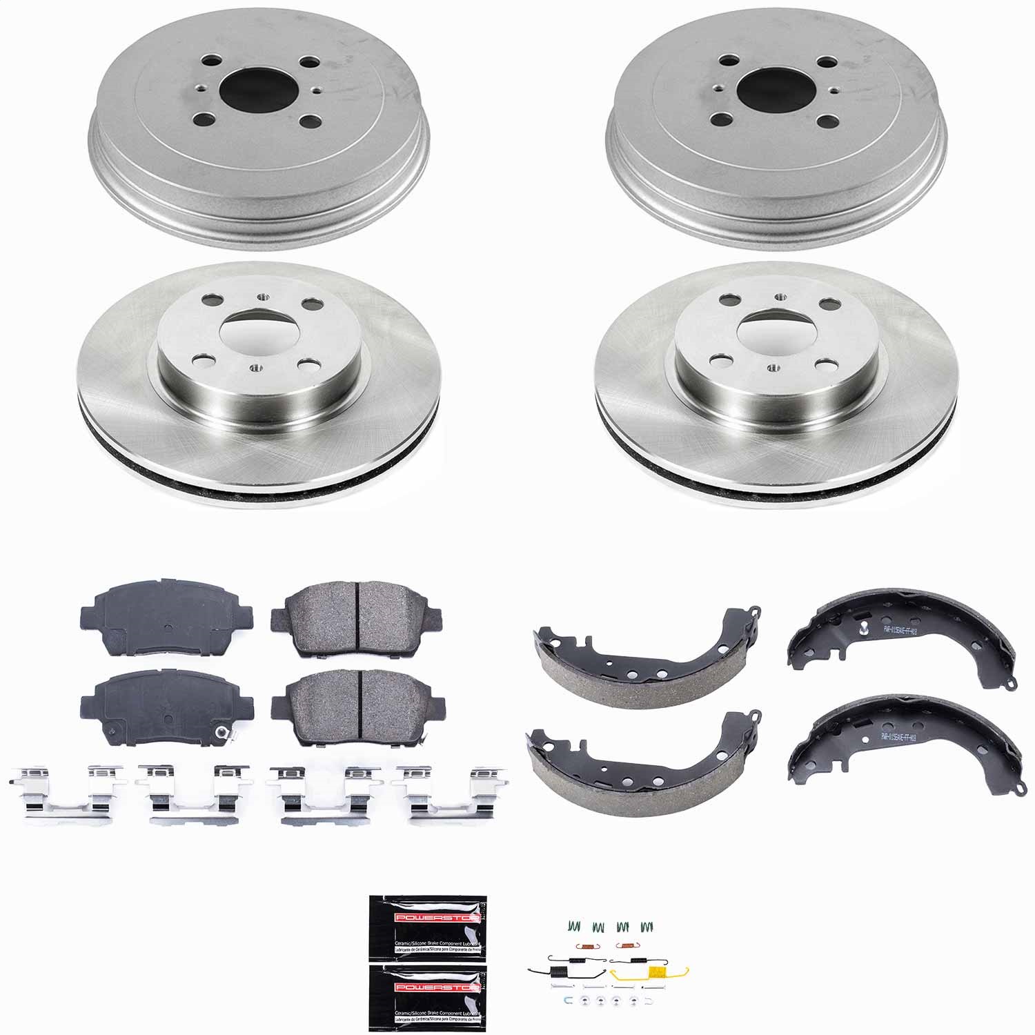 Power Stop - KOE15201DK - Complete Vehicle Disc/Drum Brake Kit