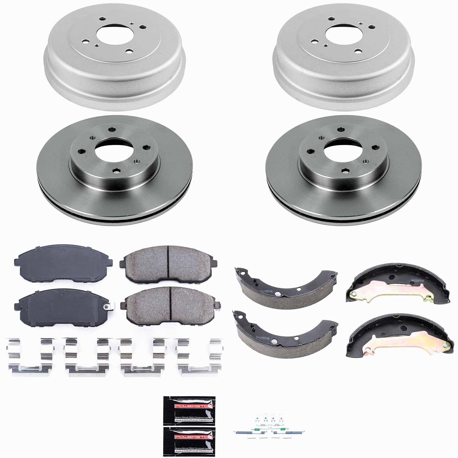 Power Stop - KOE15207DK - Complete Vehicle Disc/Drum Brake Kit