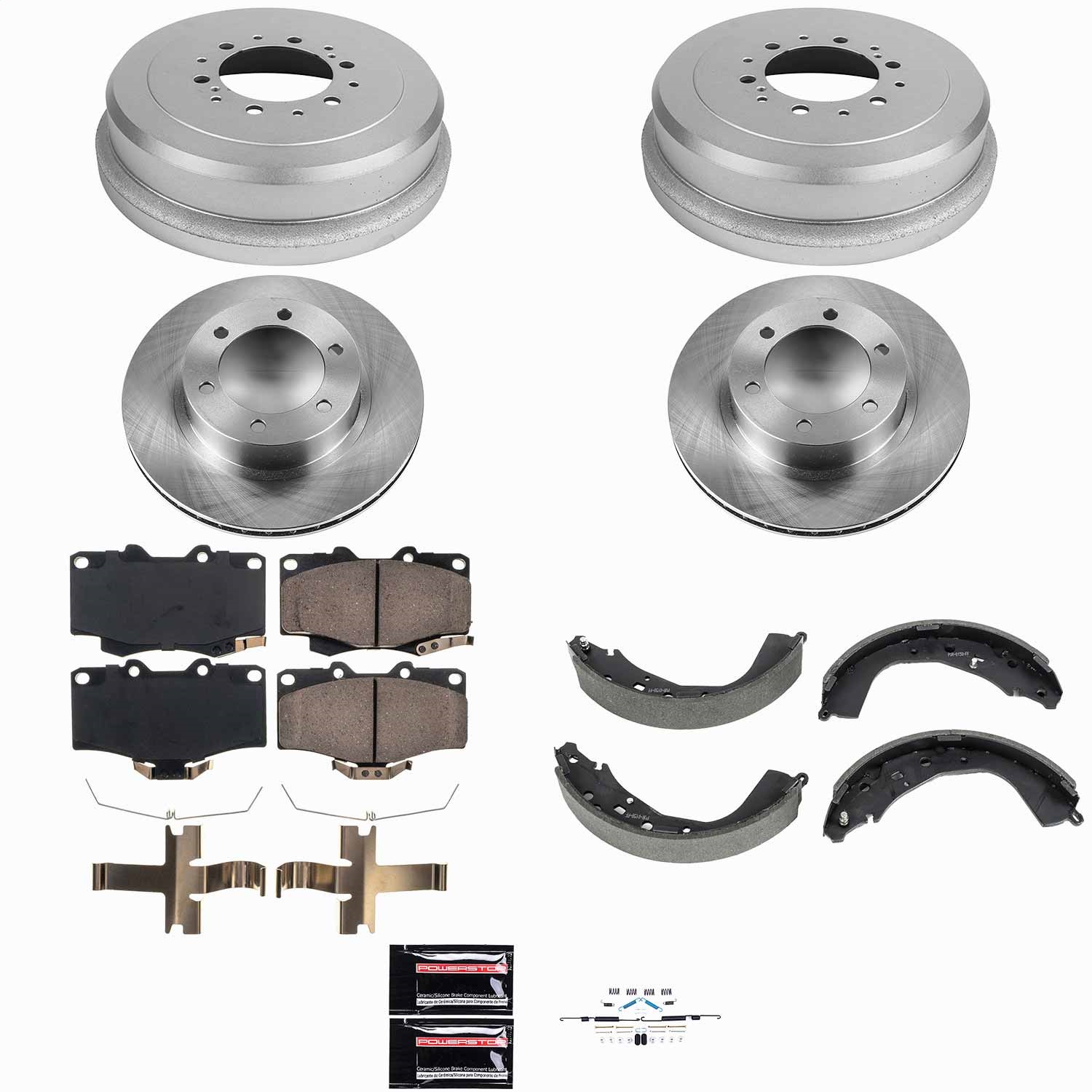 Power Stop - KOE15213DK - Complete Vehicle Disc/Drum Brake Kit