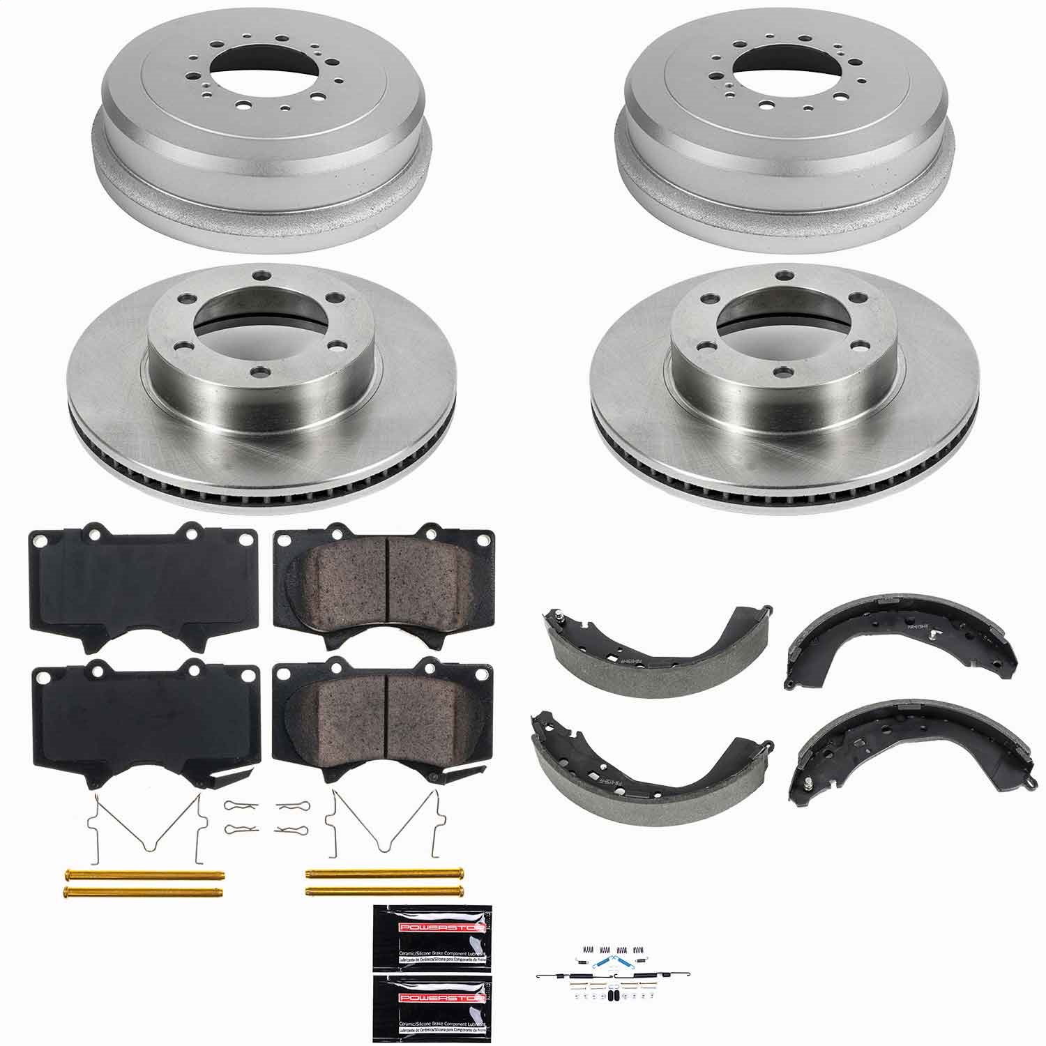 Power Stop - KOE15214DK - Complete Vehicle Disc/Drum Brake Kit