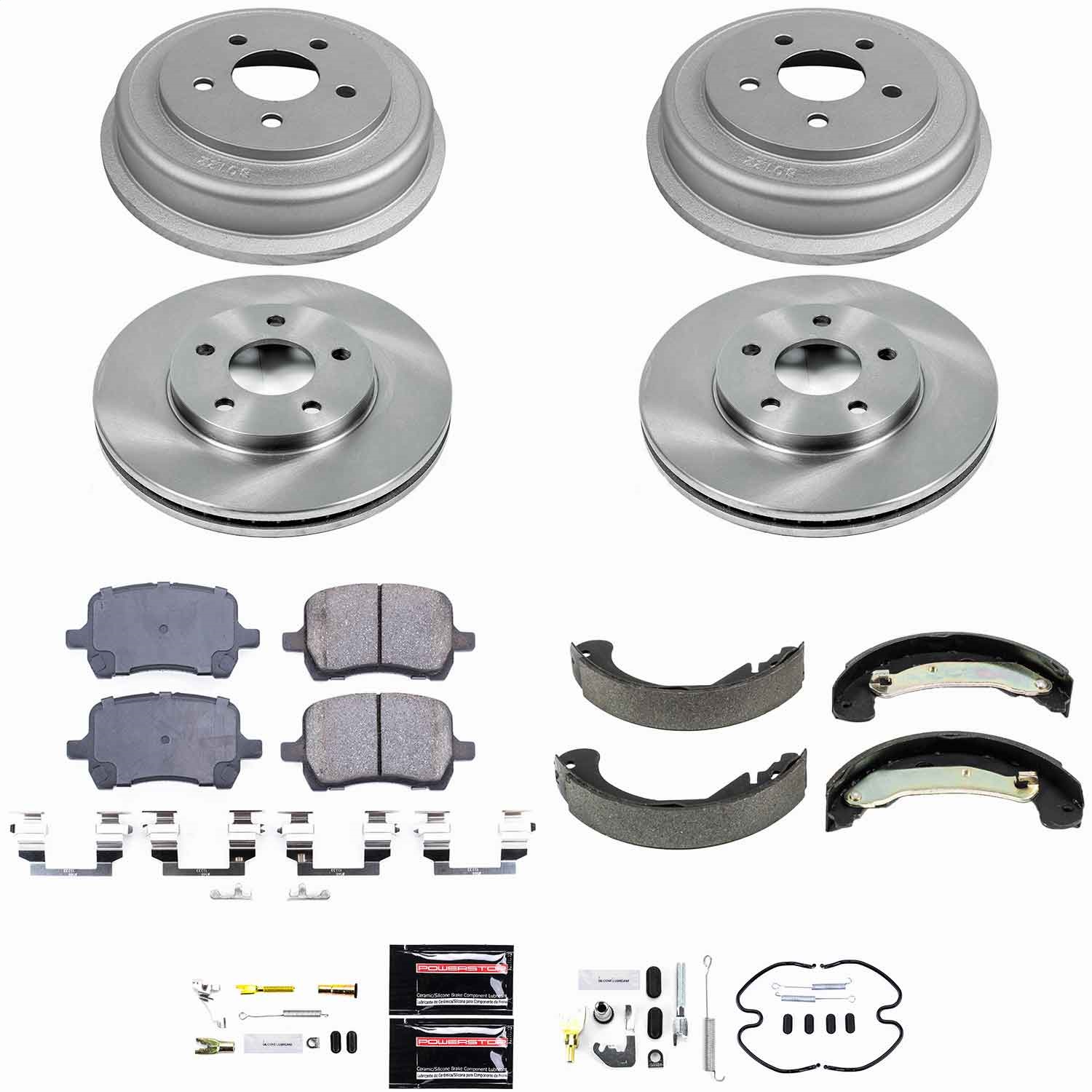 Power Stop - KOE15222DK - Complete Vehicle Disc/Drum Brake Kit