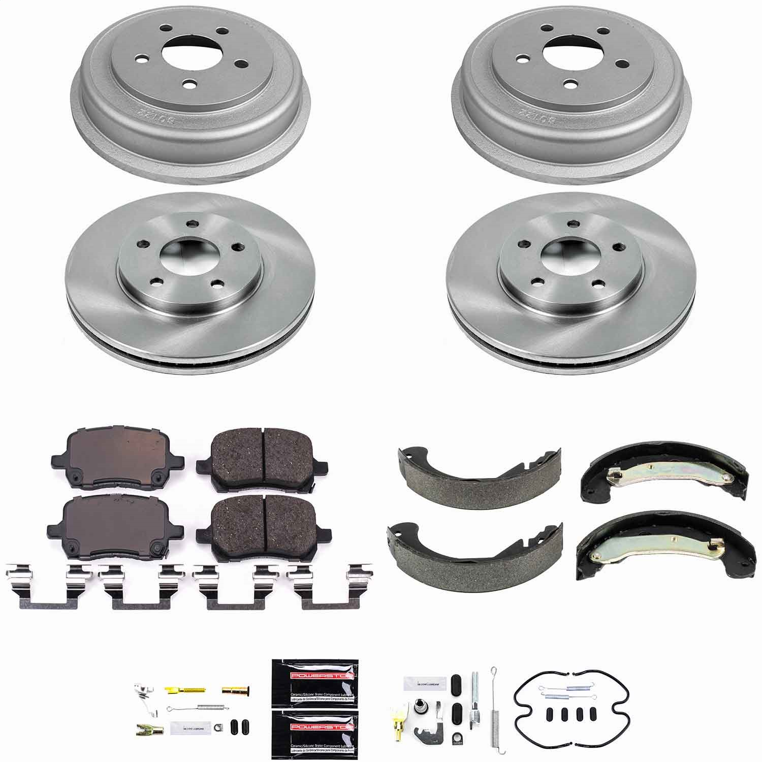 Power Stop - KOE15223DK - Complete Vehicle Disc/Drum Brake Kit