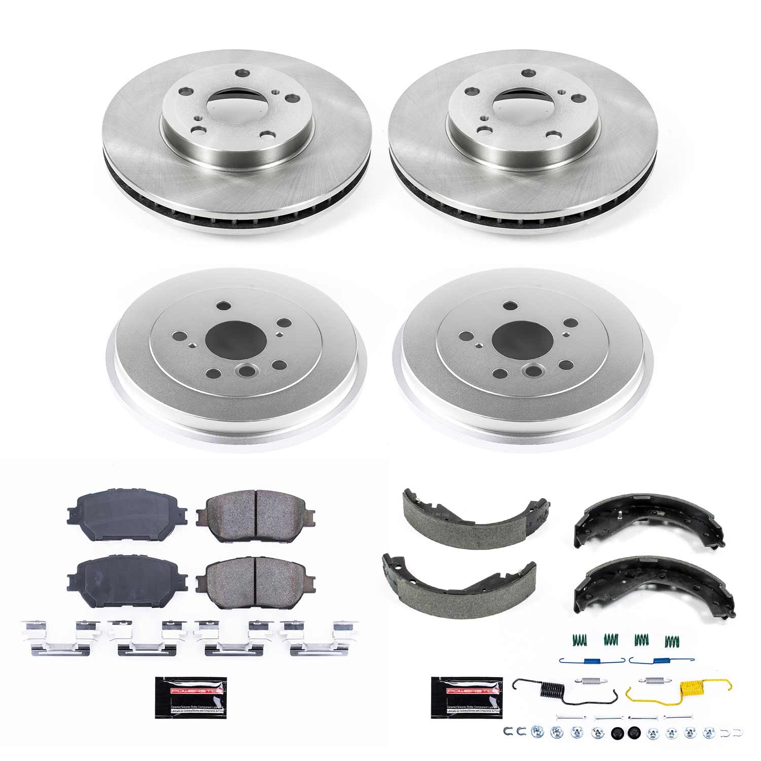 Power Stop - KOE15228DK - Complete Vehicle Disc/Drum Brake Kit