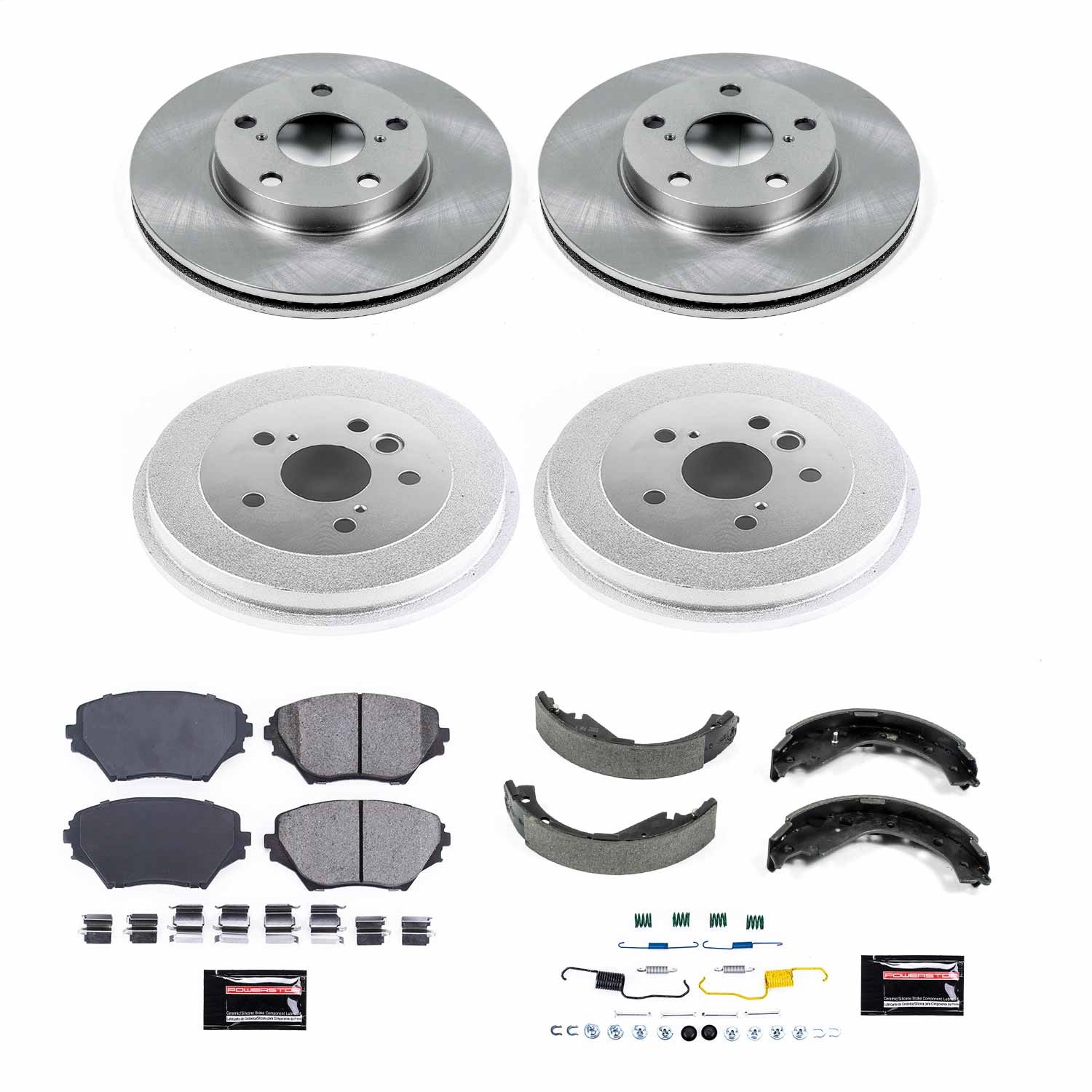 Power Stop - KOE15229DK - Complete Vehicle Disc/Drum Brake Kit