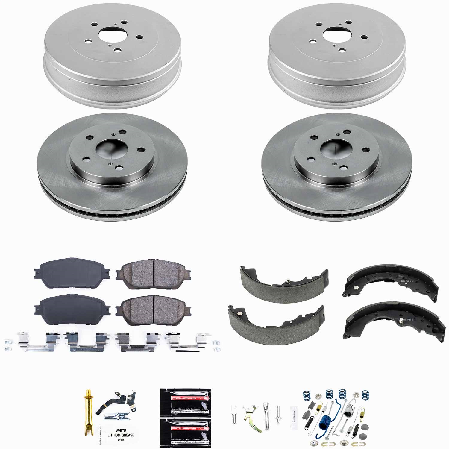 Power Stop - KOE15230DK - Complete Vehicle Disc/Drum Brake Kit