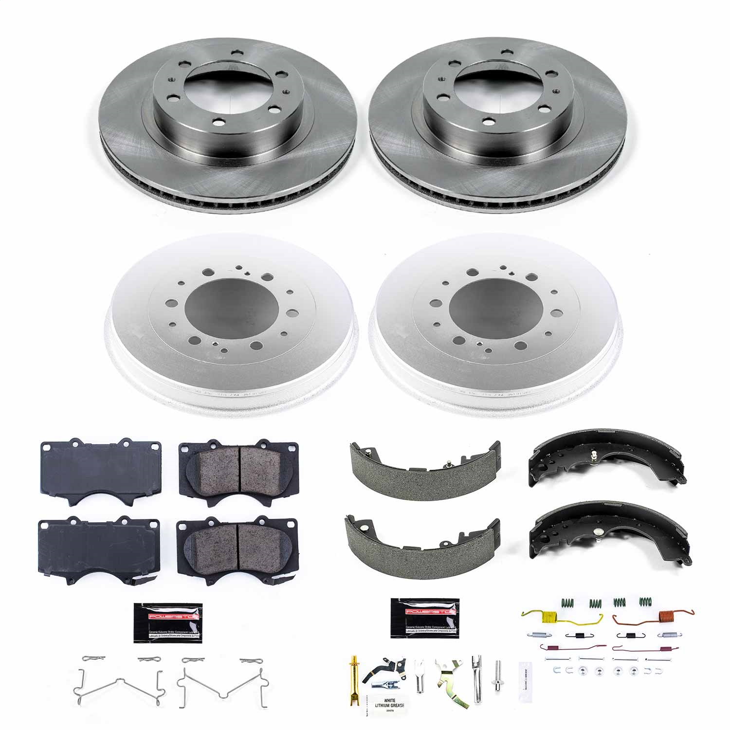 Power Stop - KOE15231DK - Complete Vehicle Disc/Drum Brake Kit