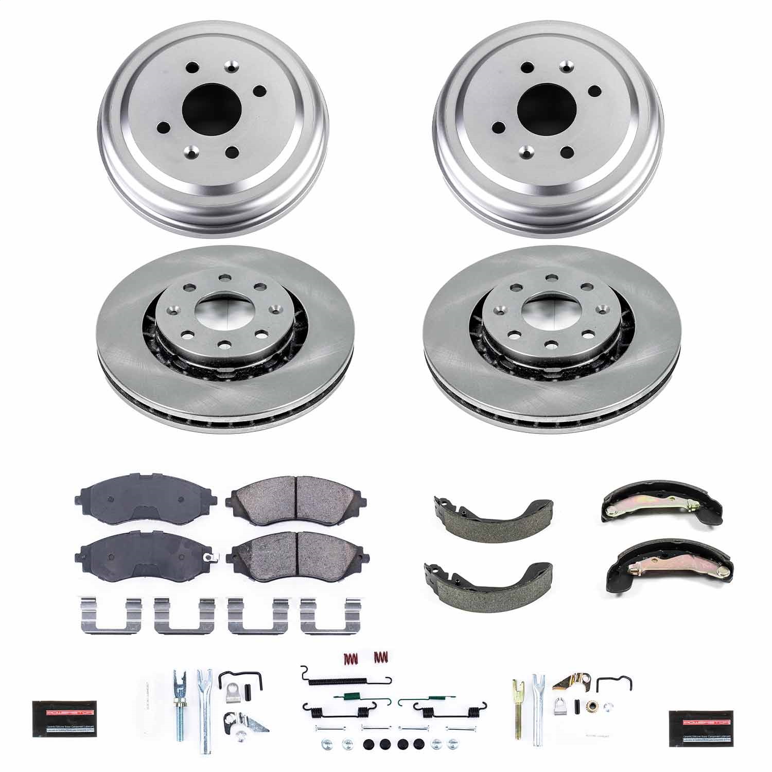 Power Stop - KOE15235DK - Complete Vehicle Disc/Drum Brake Kit