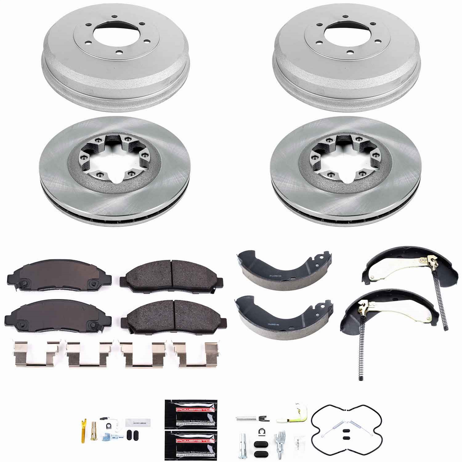 Power Stop - KOE15236DK - Complete Vehicle Disc/Drum Brake Kit