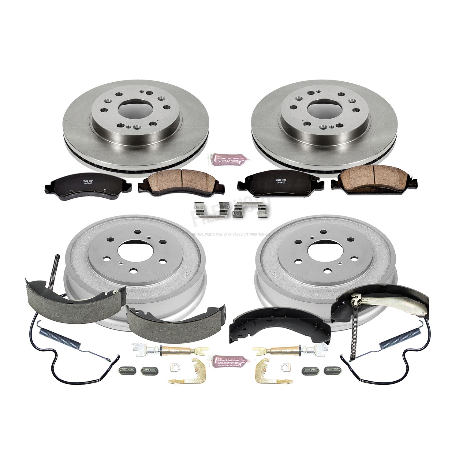 Power Stop - KOE15238DK - Complete Vehicle Disc/Drum Brake Kit