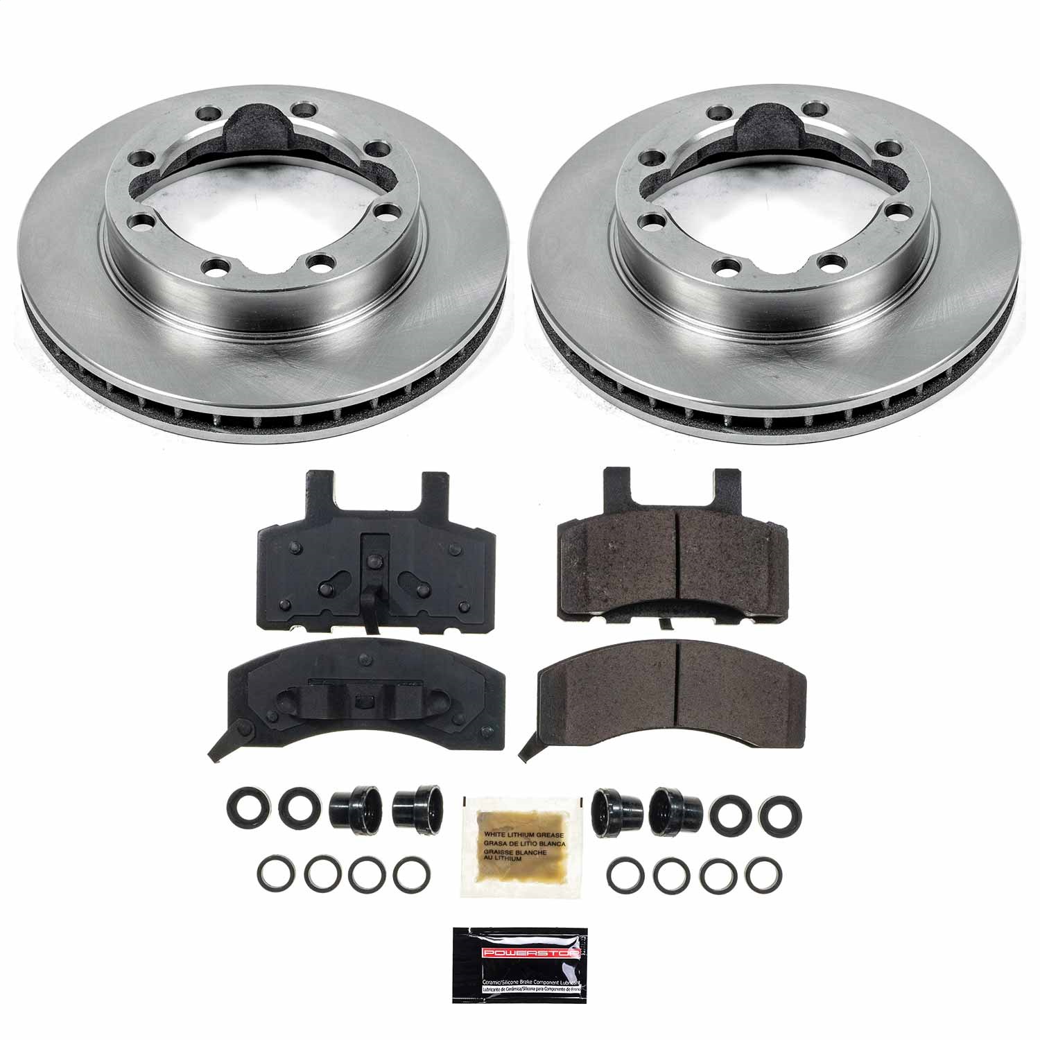 Power Stop - KOE1524 - Front - Disc Brake Pad and Rotor Kit