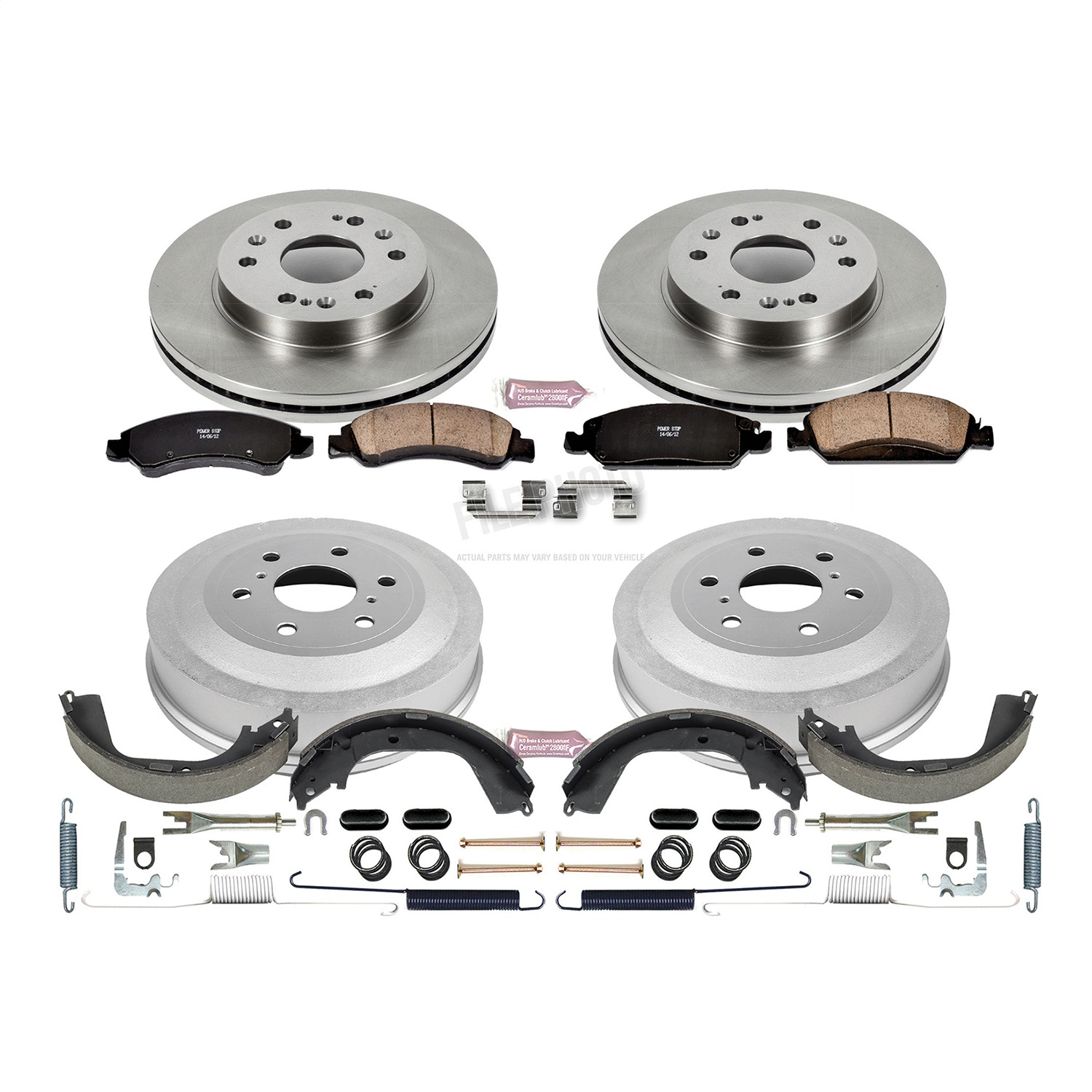 Power Stop - KOE15263DK - Complete Vehicle Disc/Drum Brake Kit