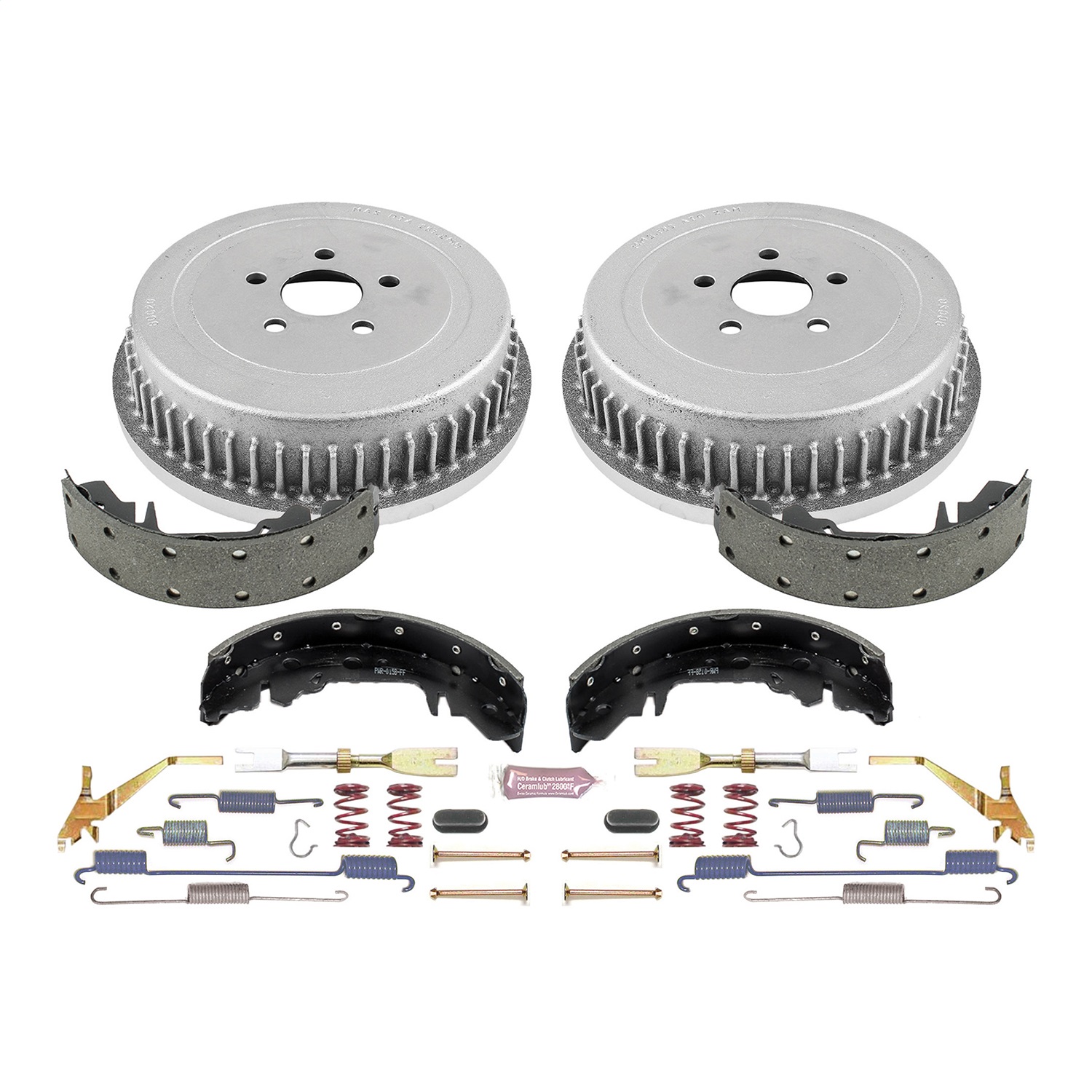 Power Stop - KOE15266DK - Rear - Drum Brake Shoe and Drum Kit