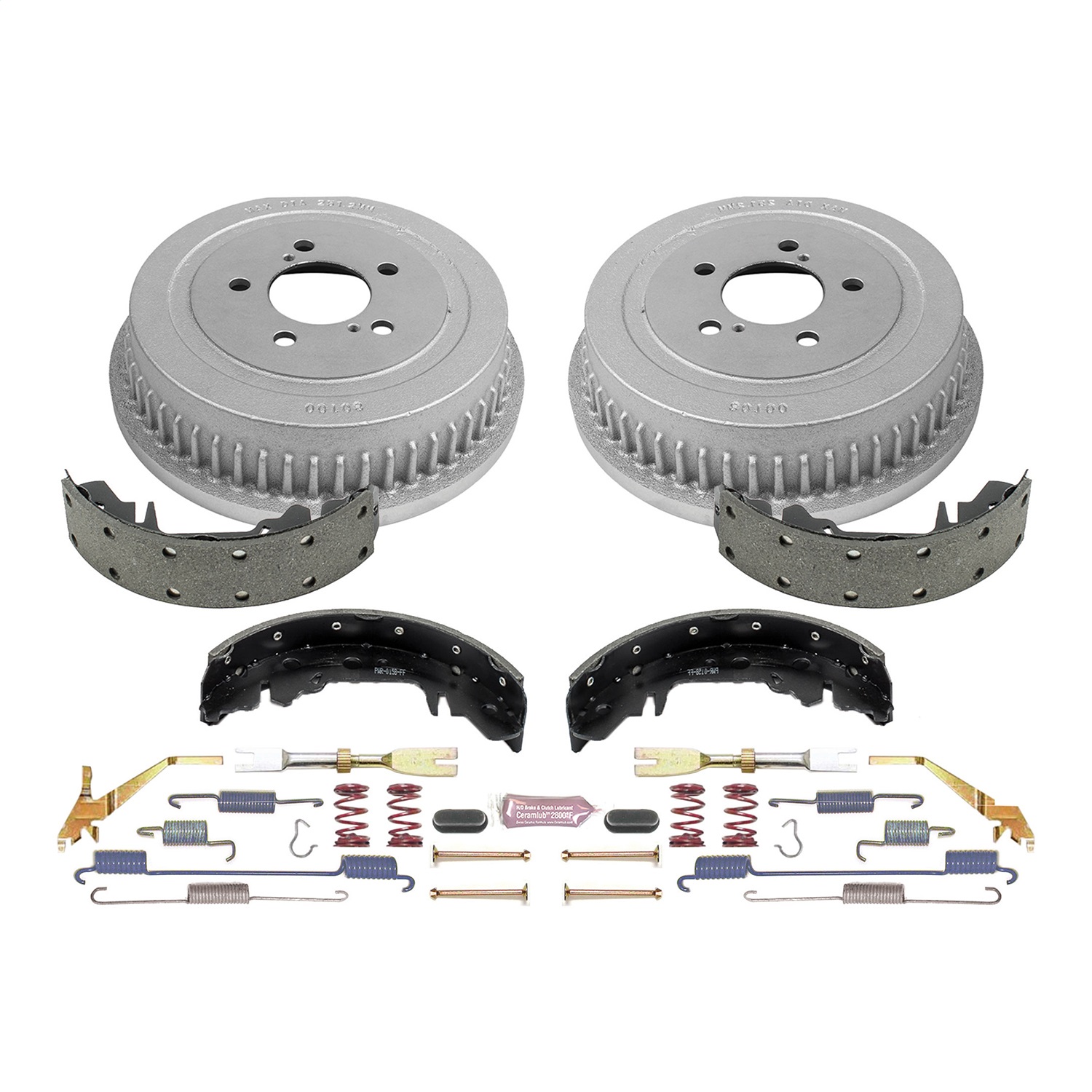 Power Stop - KOE15267DK - Rear - Drum Brake Shoe and Drum Kit