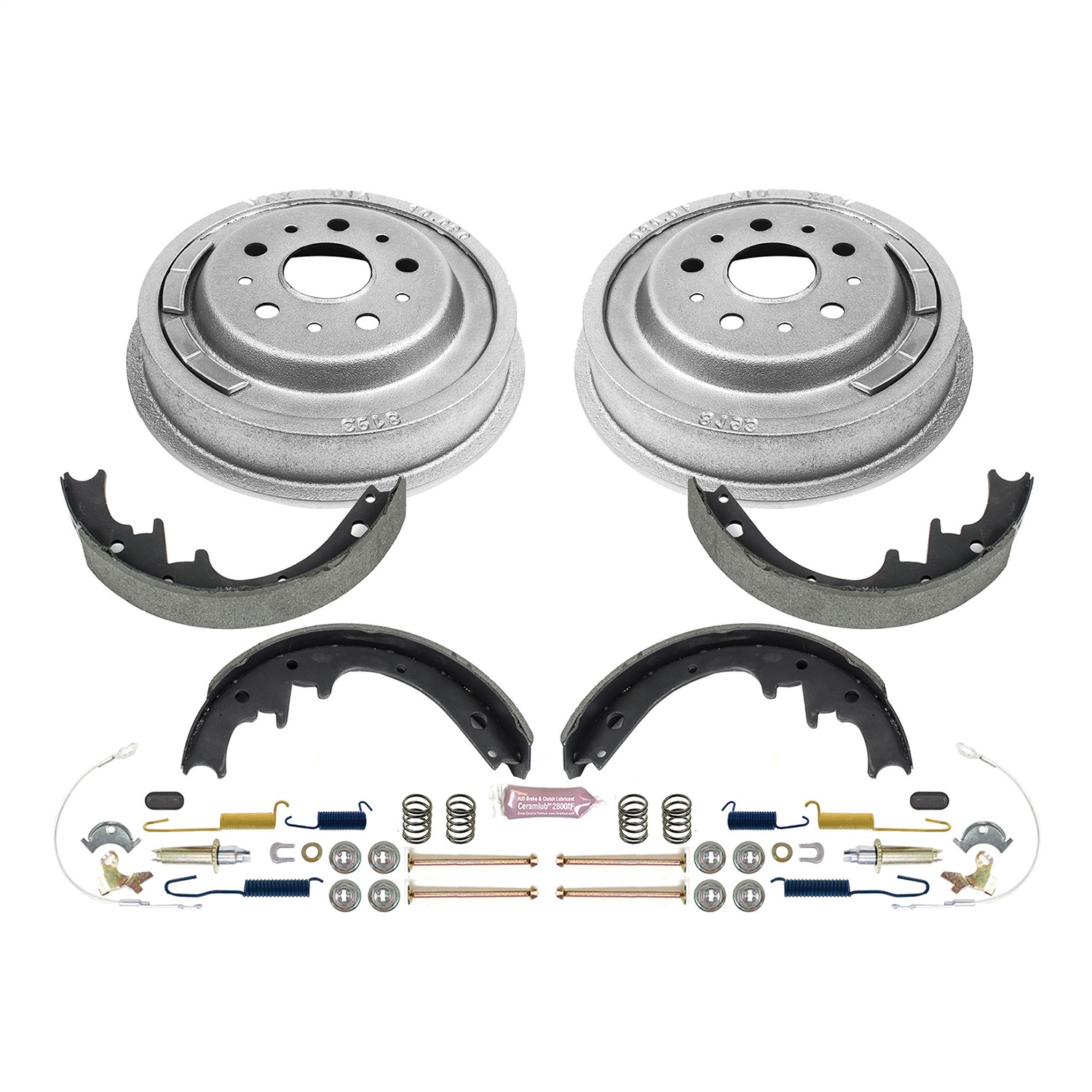 Power Stop - KOE15268DK - Rear - Drum Brake Shoe and Drum Kit