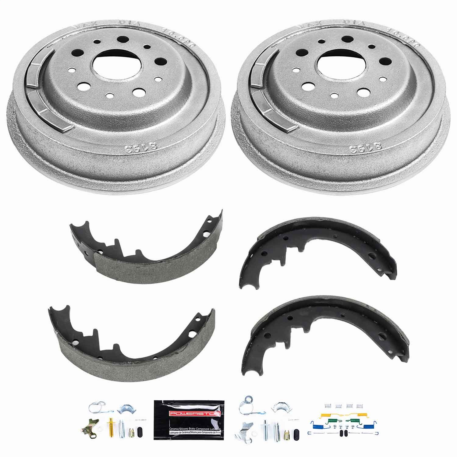 Power Stop - KOE15269DK - Rear - Drum Brake Shoe and Drum Kit