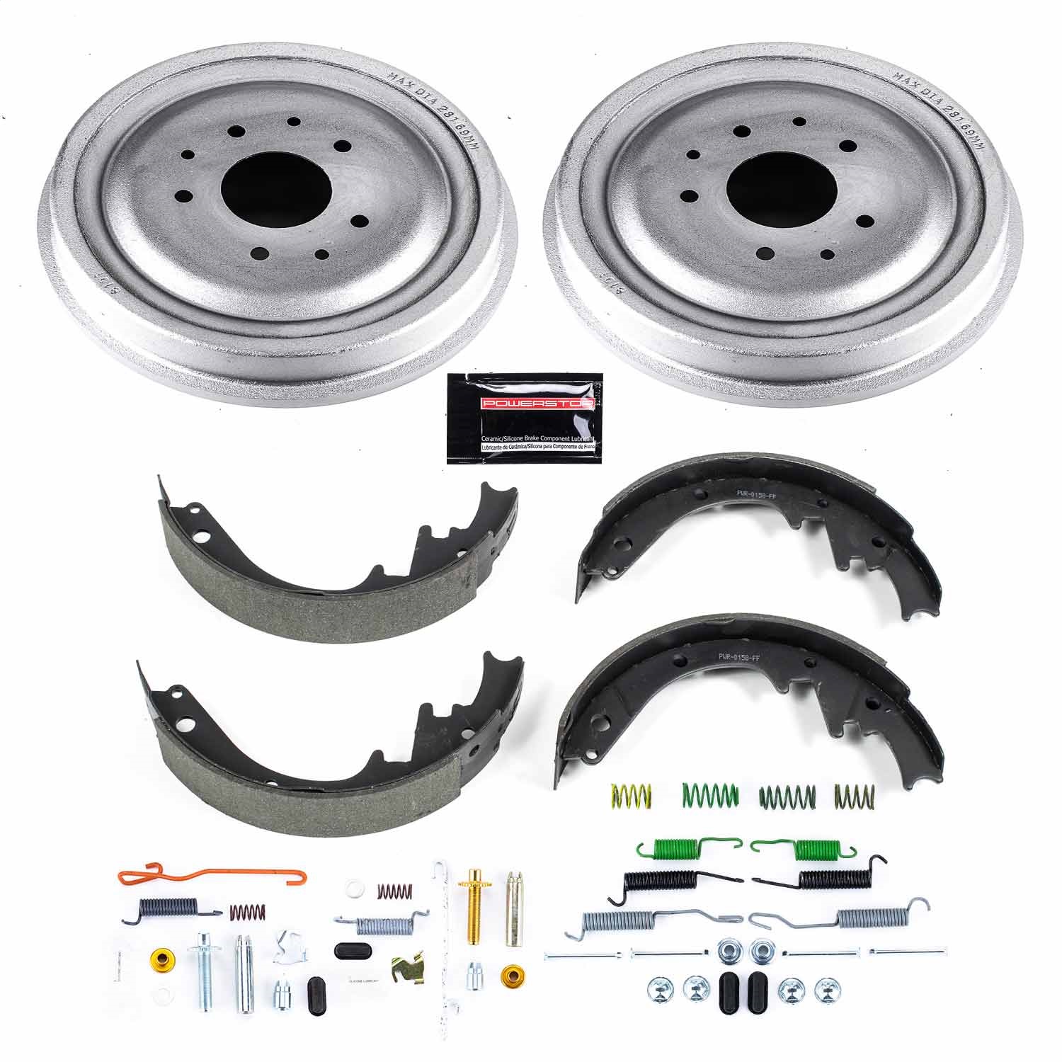 Power Stop - KOE15272DK - Rear - Drum Brake Shoe and Drum Kit