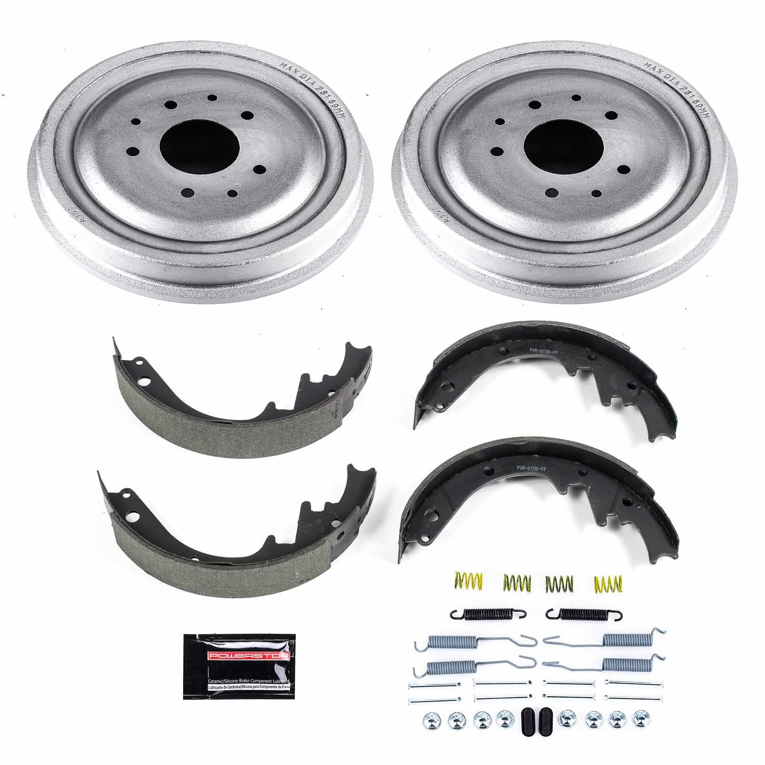 Power Stop - KOE15273DK - Rear - Drum Brake Shoe and Drum Kit