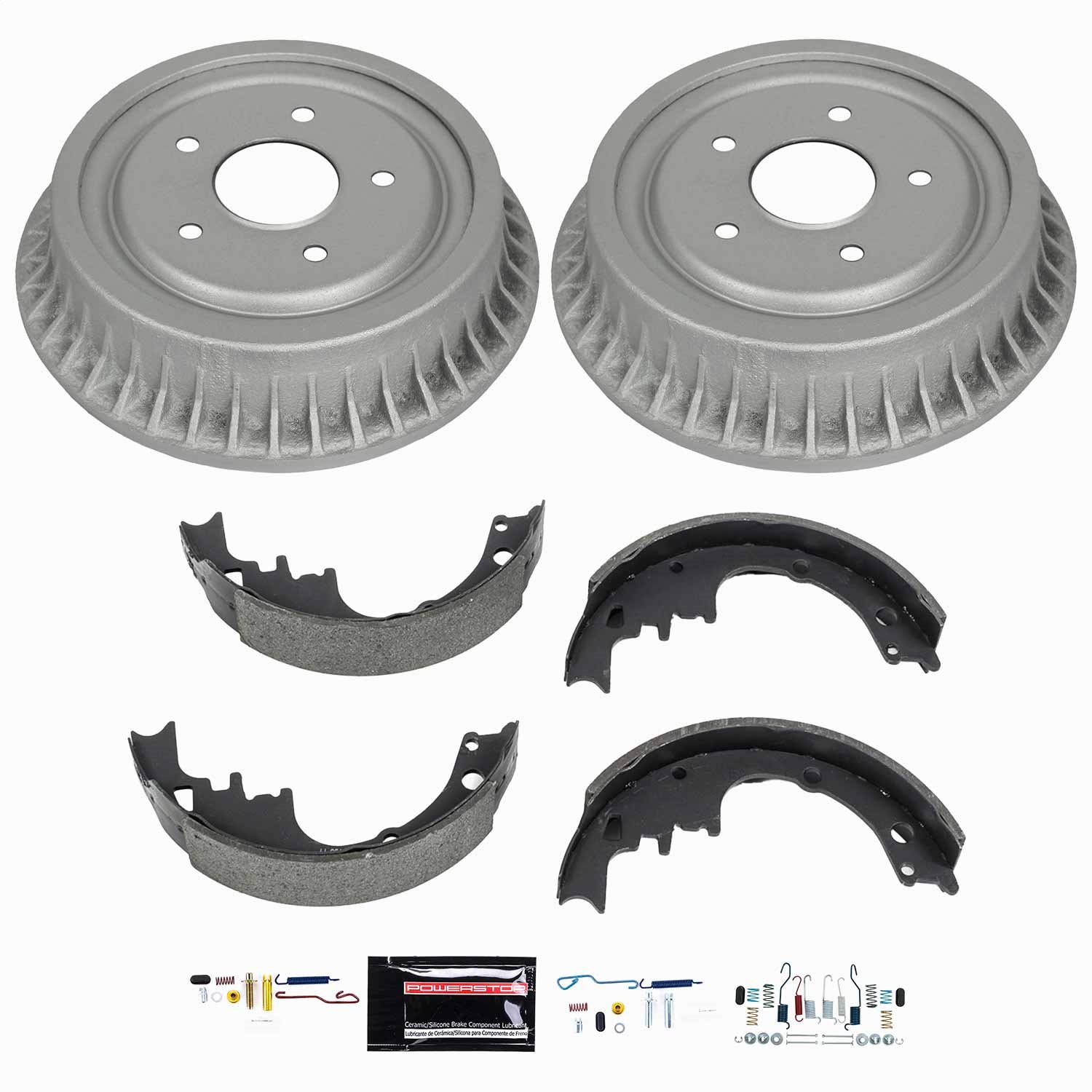 Power Stop - KOE15276DK - Rear - Drum Brake Shoe and Drum Kit